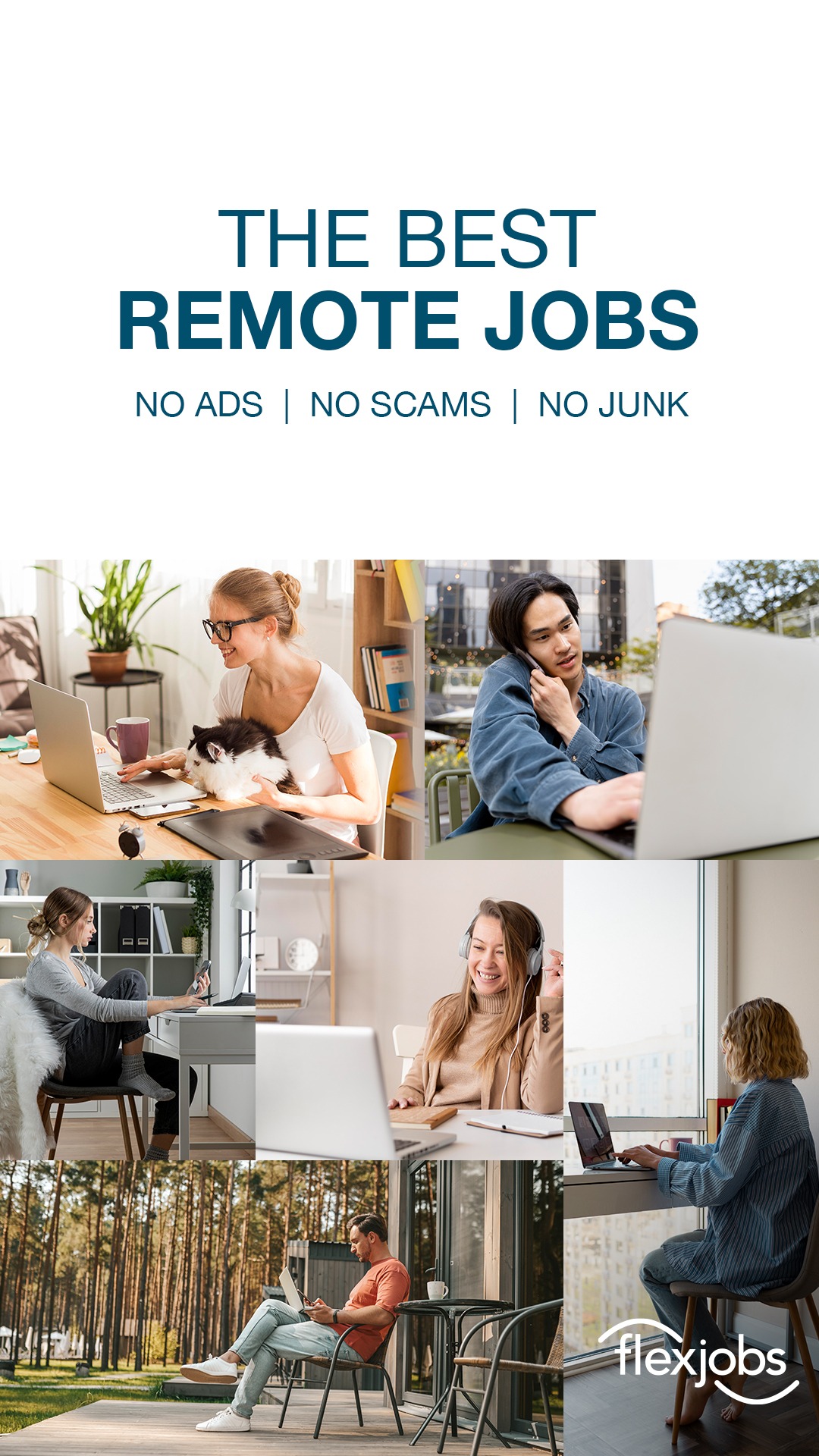 FlexJobs Facebook ad