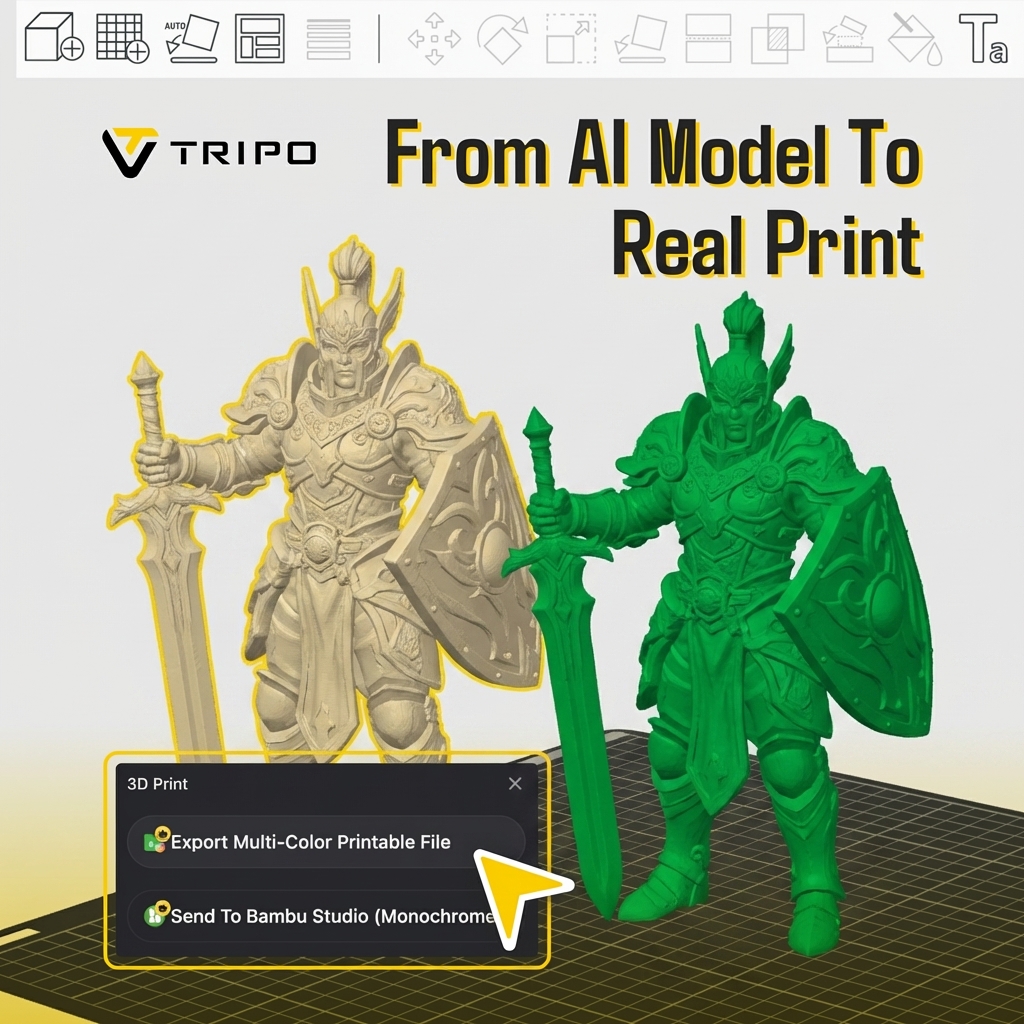 Tripo 3D Facebook ad