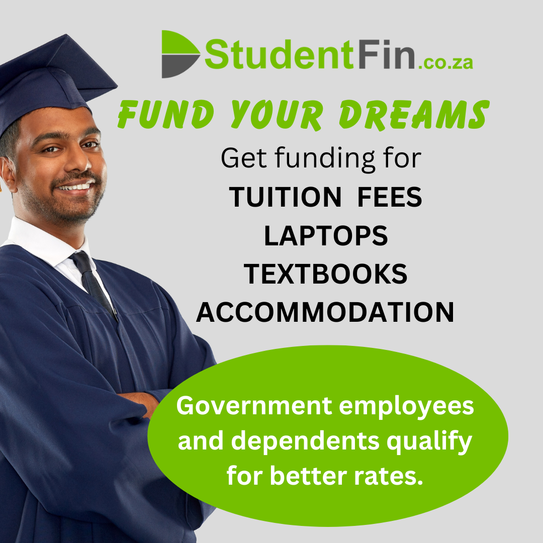 StudentFin.co.za Facebook ad from May 27, 2024