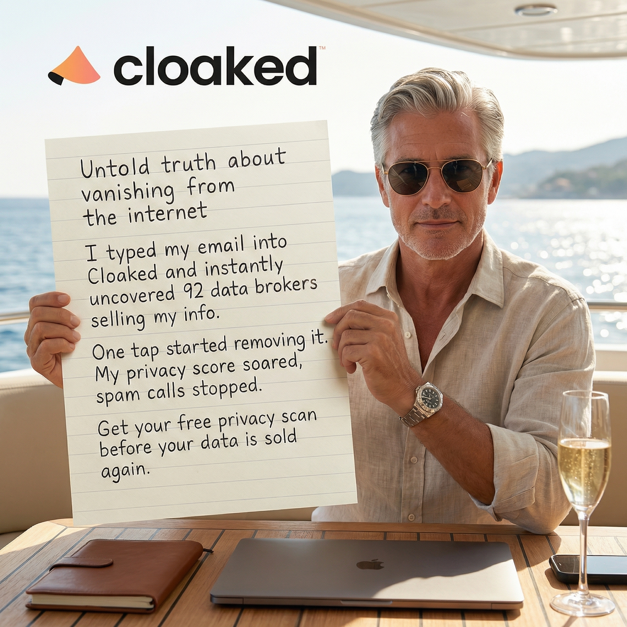 Cloaked Inc. Facebook ad