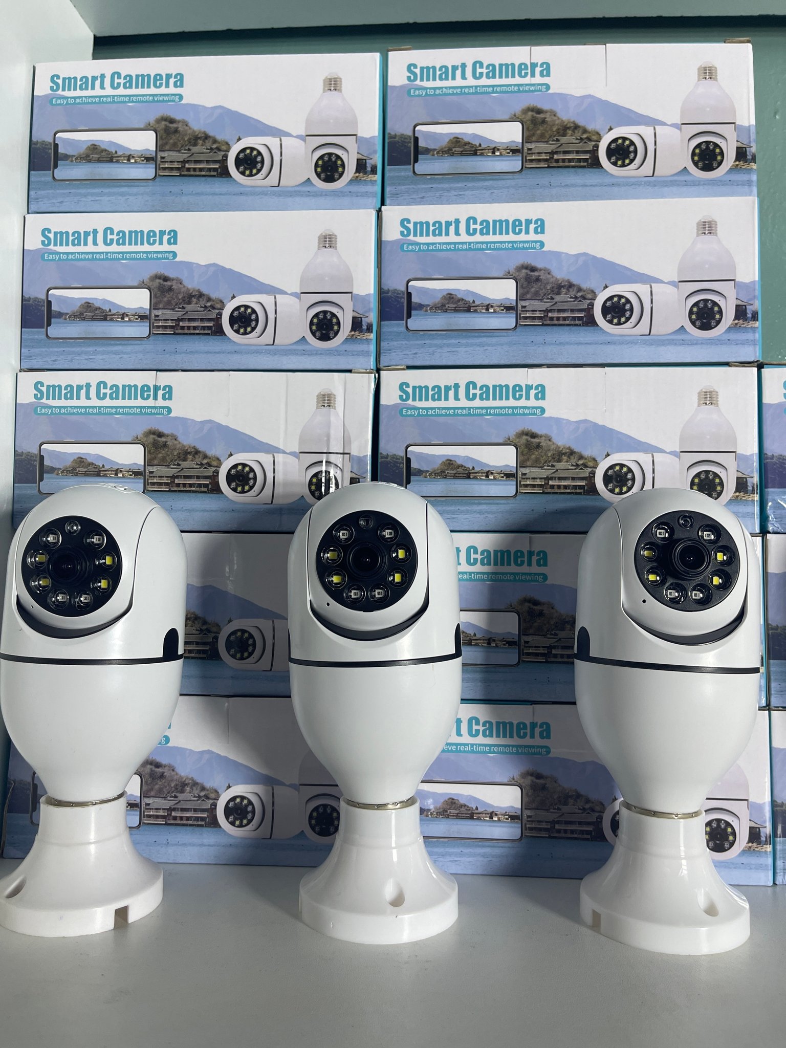 Gadgets Empire Zambia Facebook ad: Smart Bulb Security Camera, Only K750!