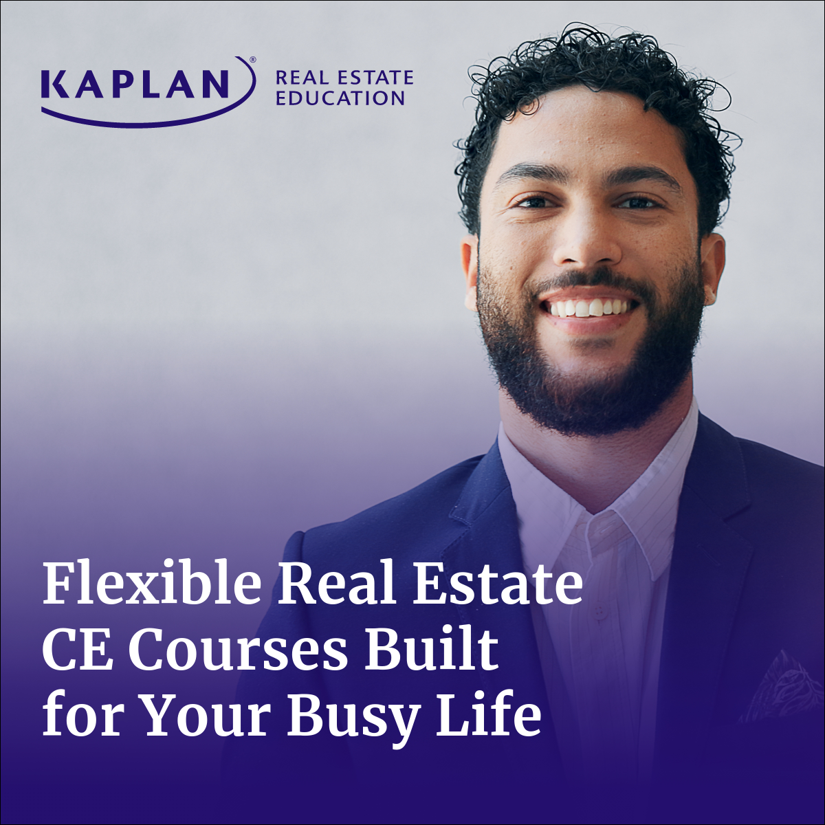 Kaplan Real Estate Education Facebook ad