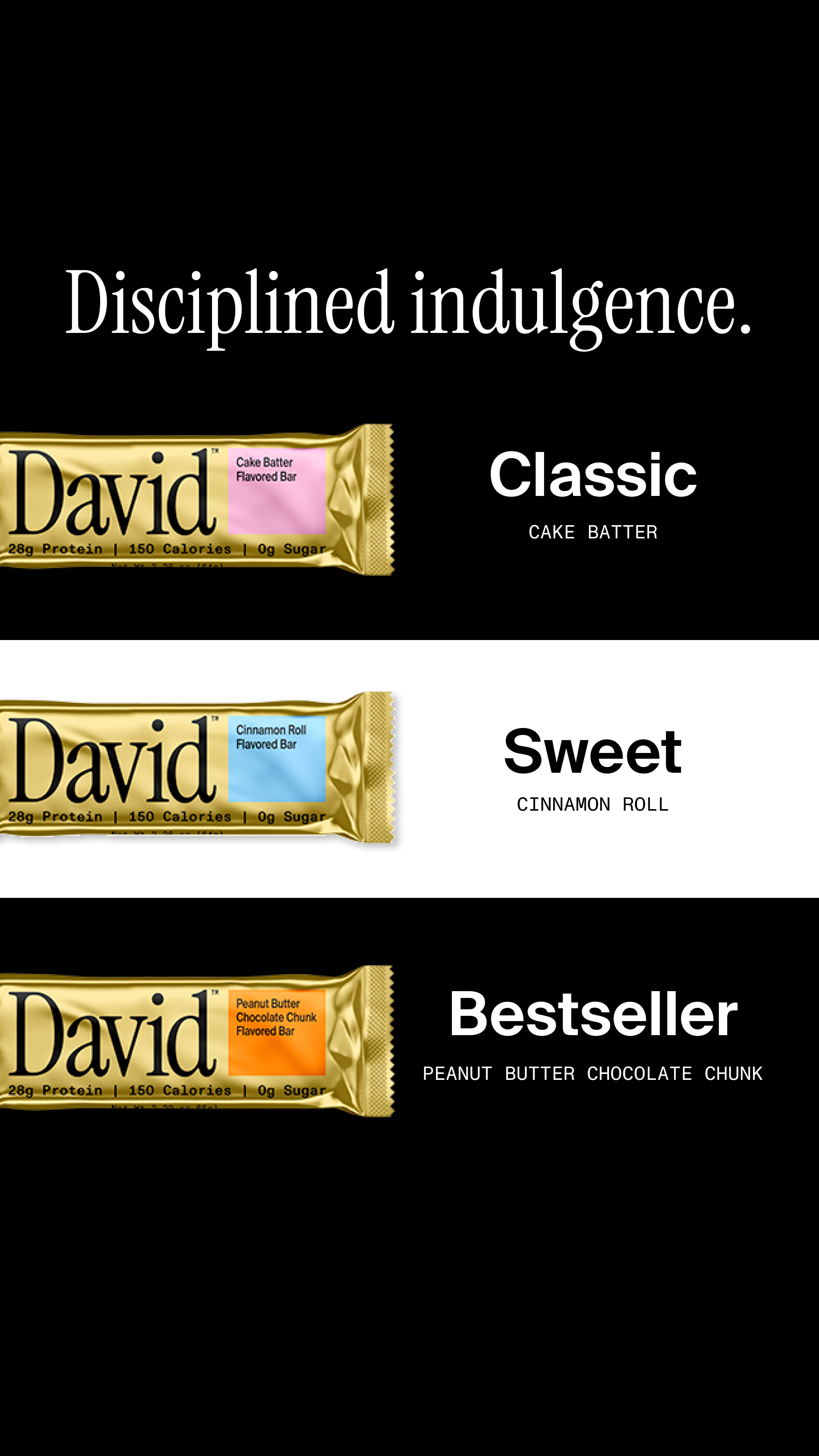 David Protein Facebook ad