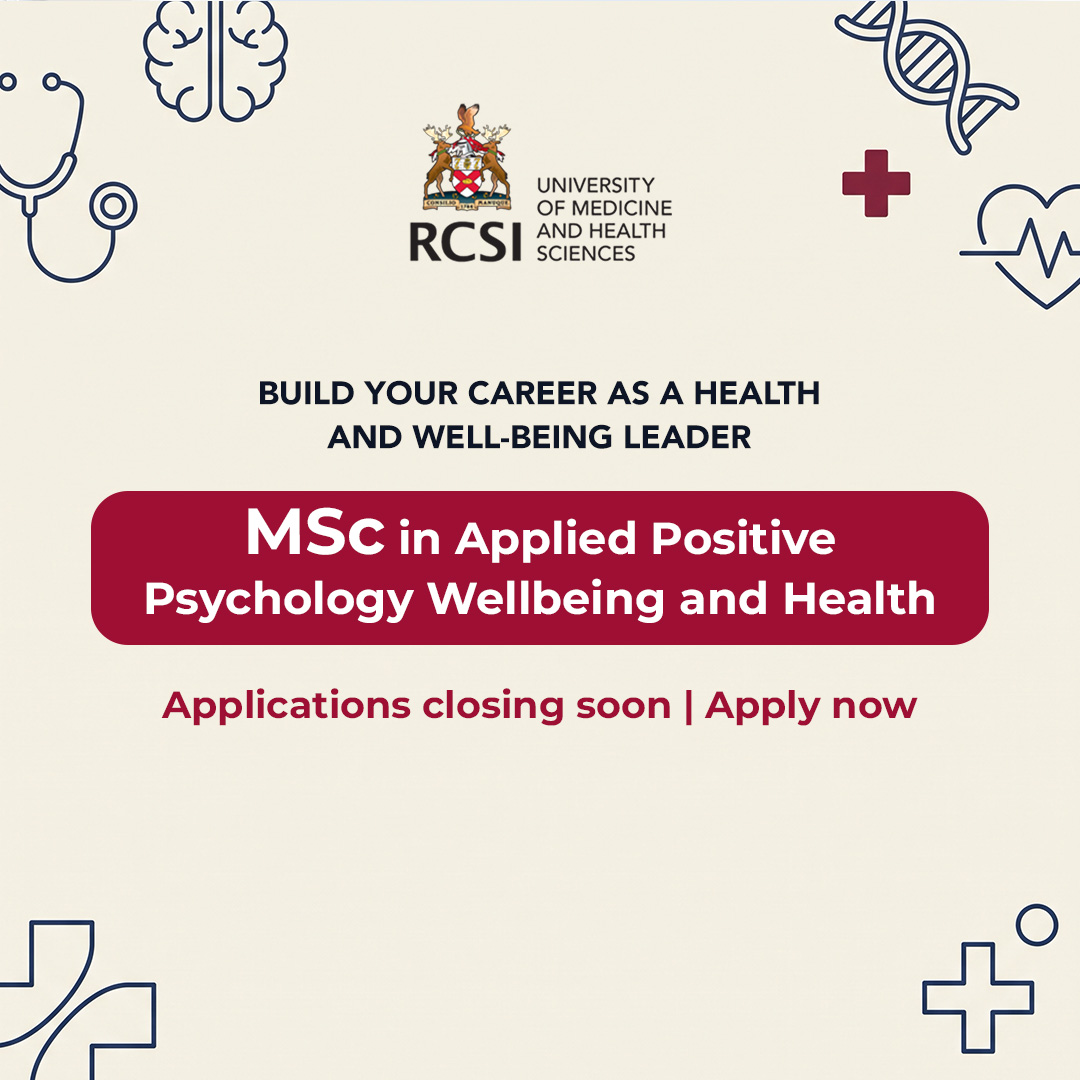 RCSI Graduate School of Healthcare Management Facebook ad: Applications closing soon, secure your place for September…
