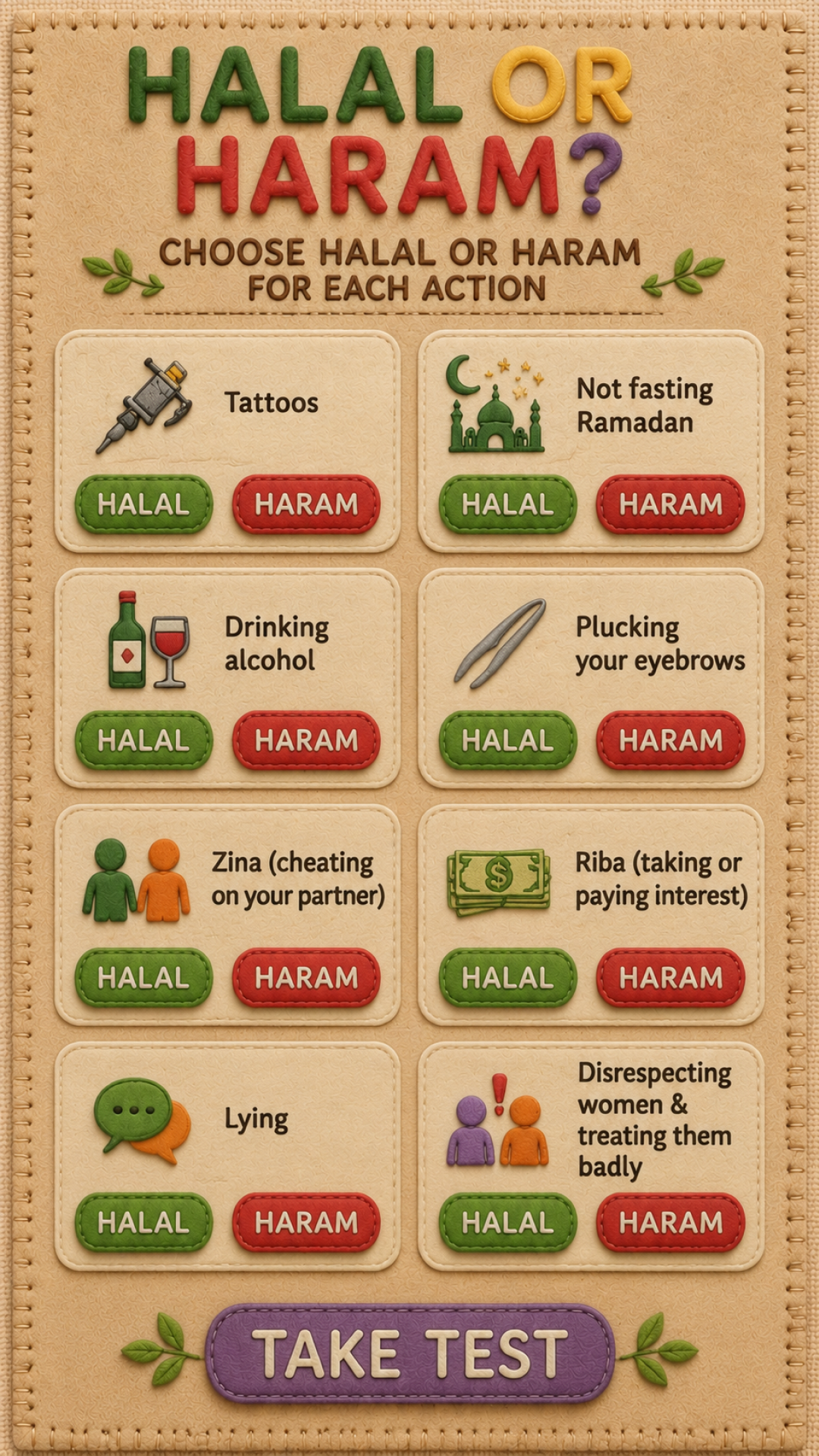 Imam Advice Daily Facebook ad