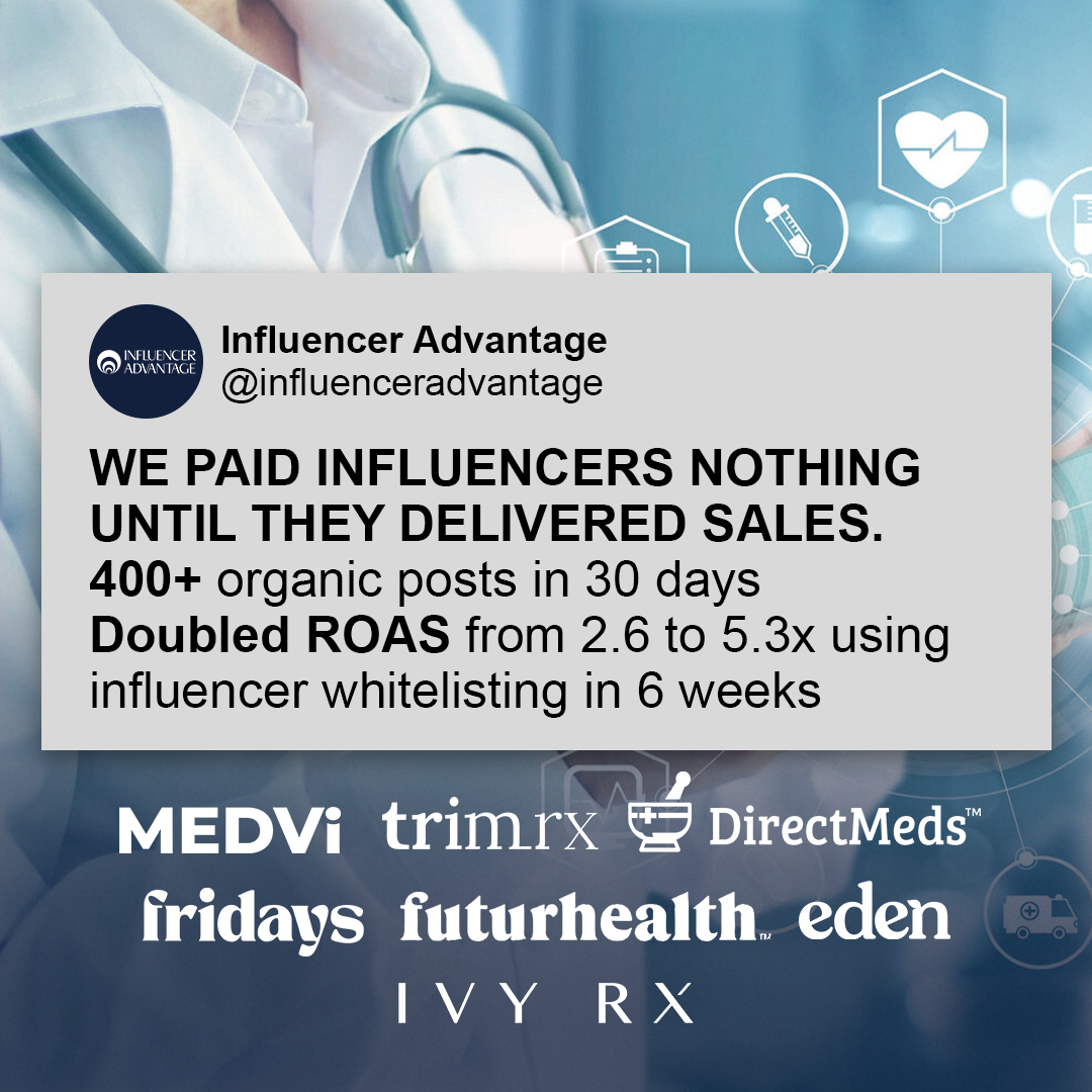 Influencer Advantage Facebook ad