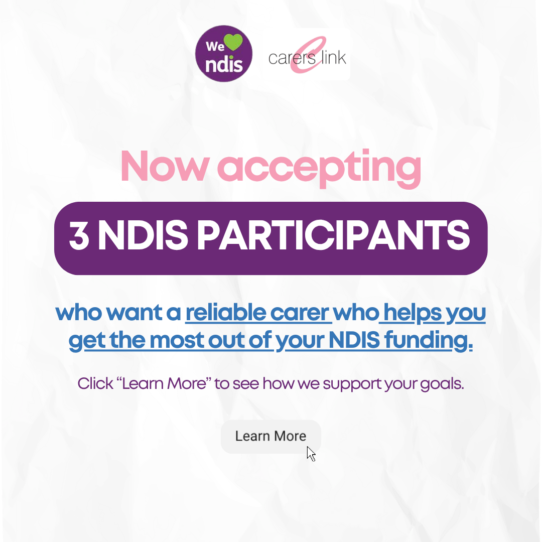 Carers Link Facebook ad