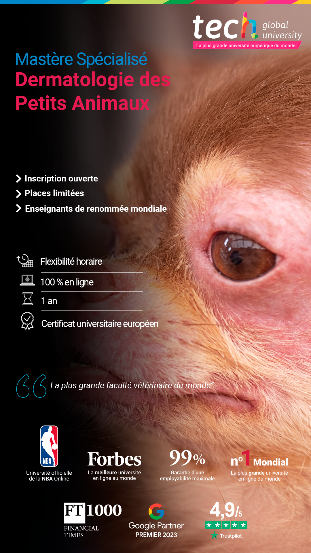 TECH school of veterinary medicine Facebook ad from Jan 6, 2026