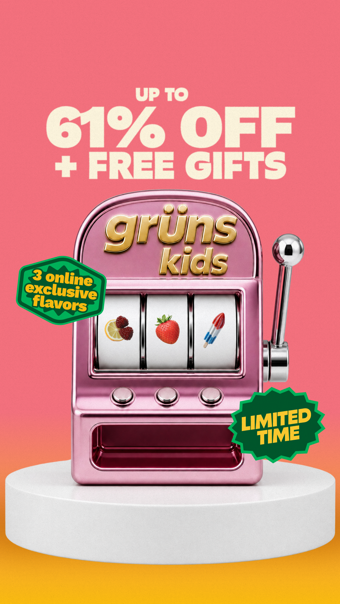 Grüns Kids Facebook ad