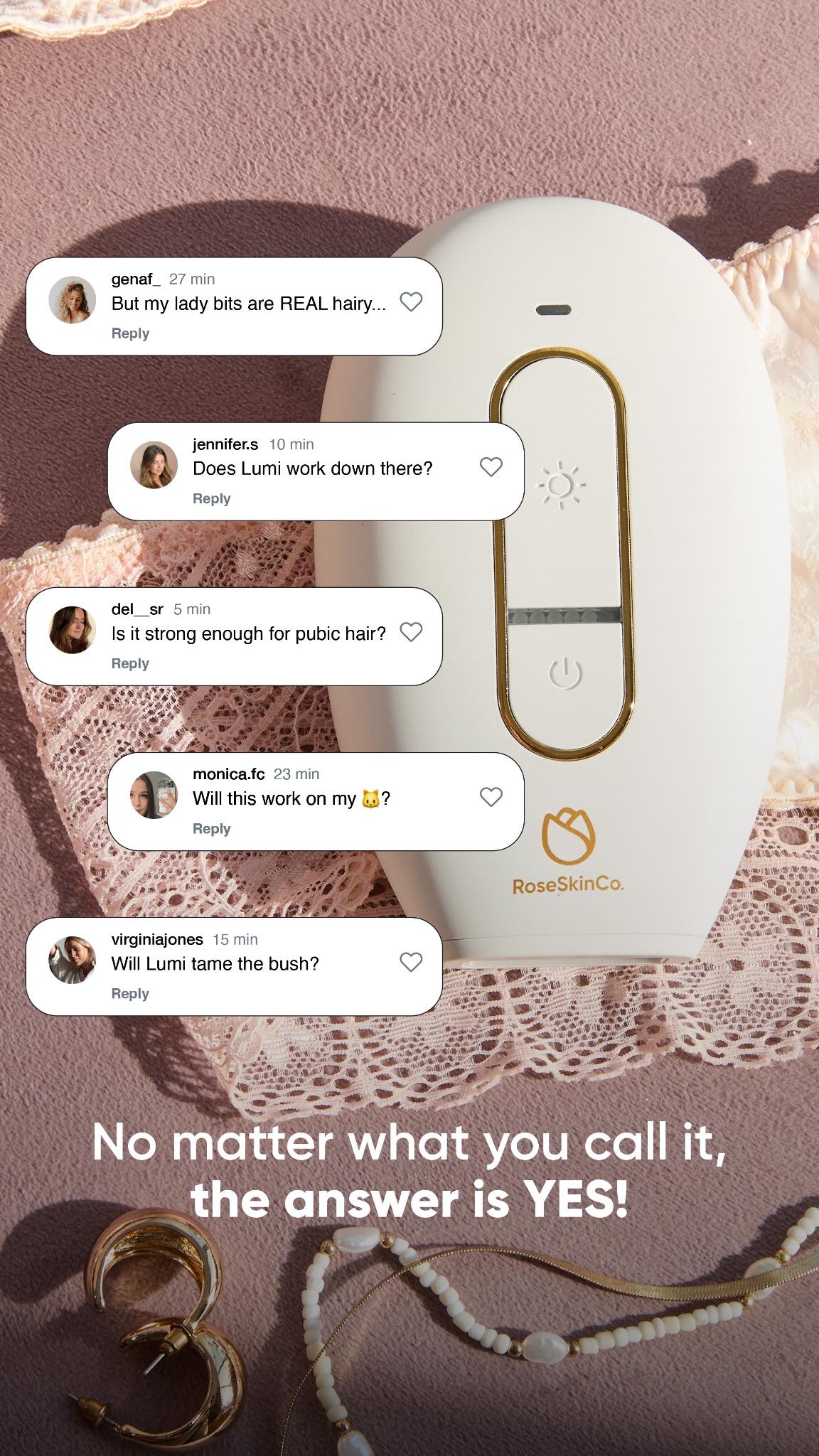Rose Skin Co Facebook ad