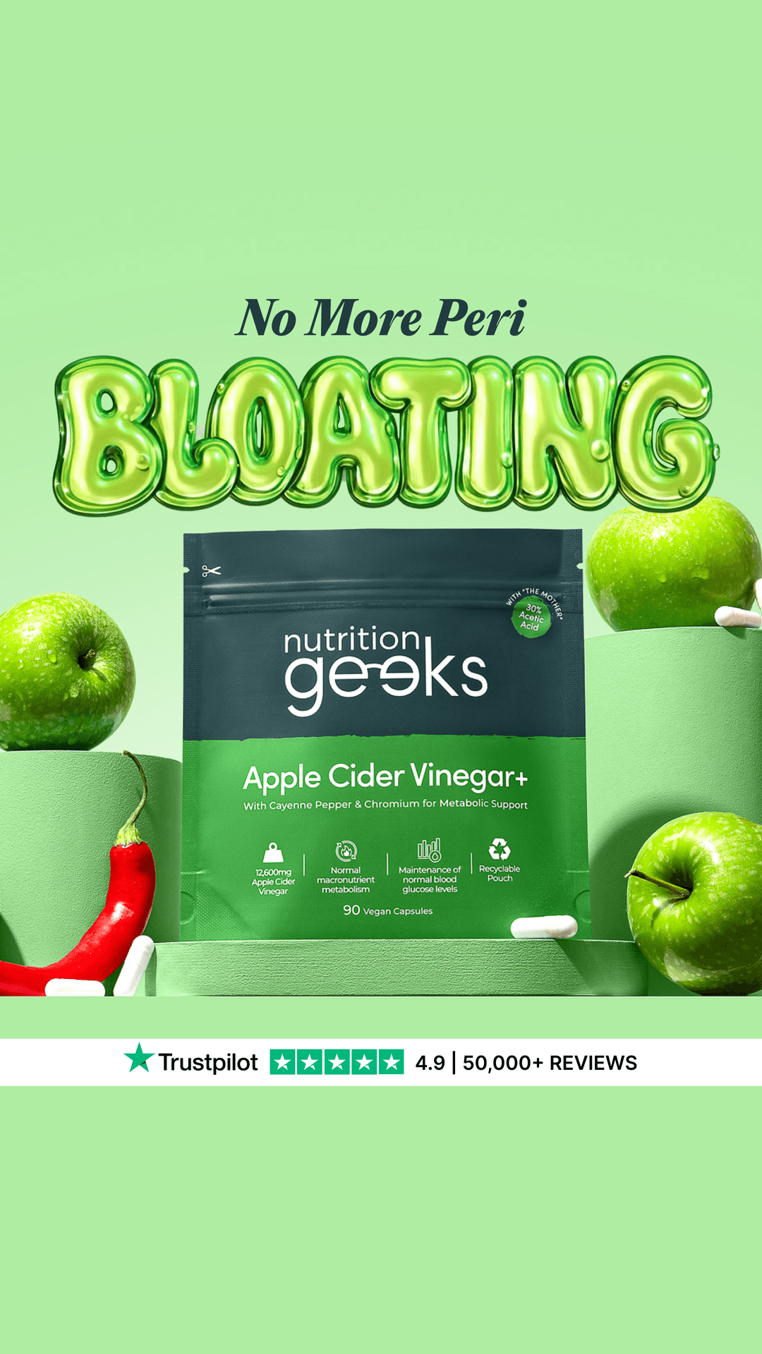 Nutrition Geeks Facebook ad