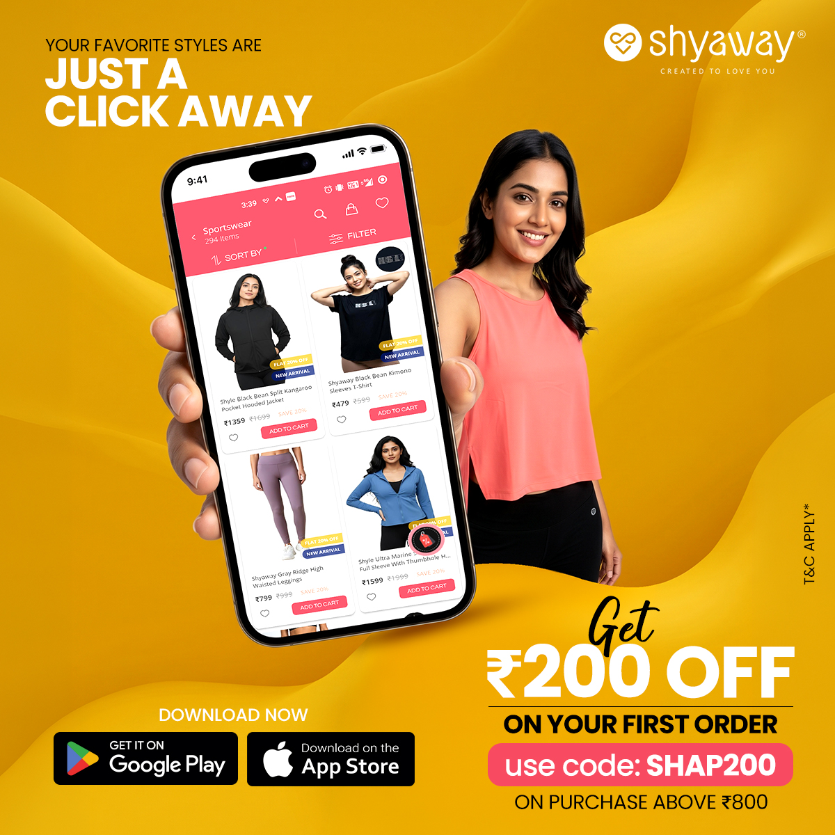 Shyaway.com Facebook ad