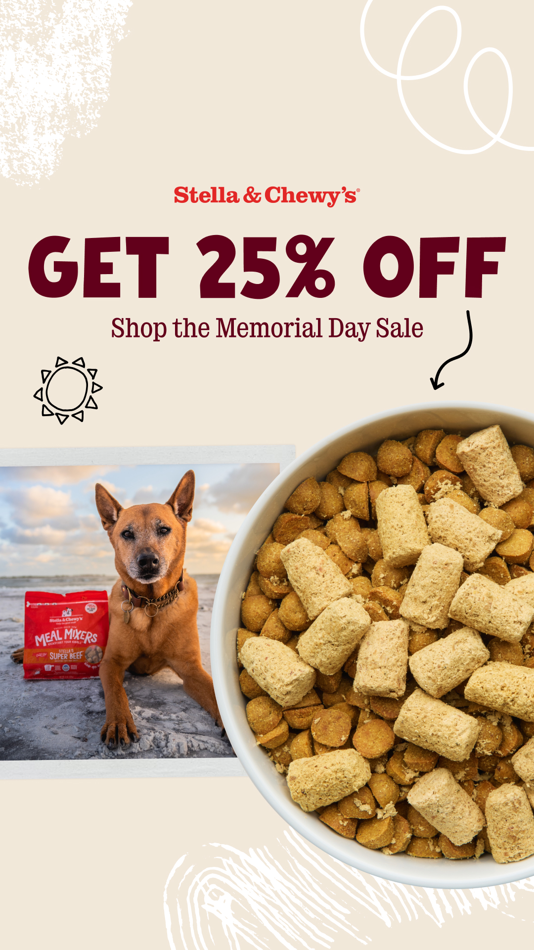 Stella & Chewy's Facebook ad