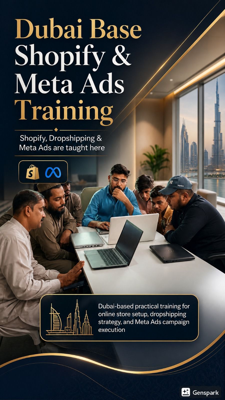 Dubai E.Com Facebook ad: Face-to-Face Live Mentorship, Khanewal
