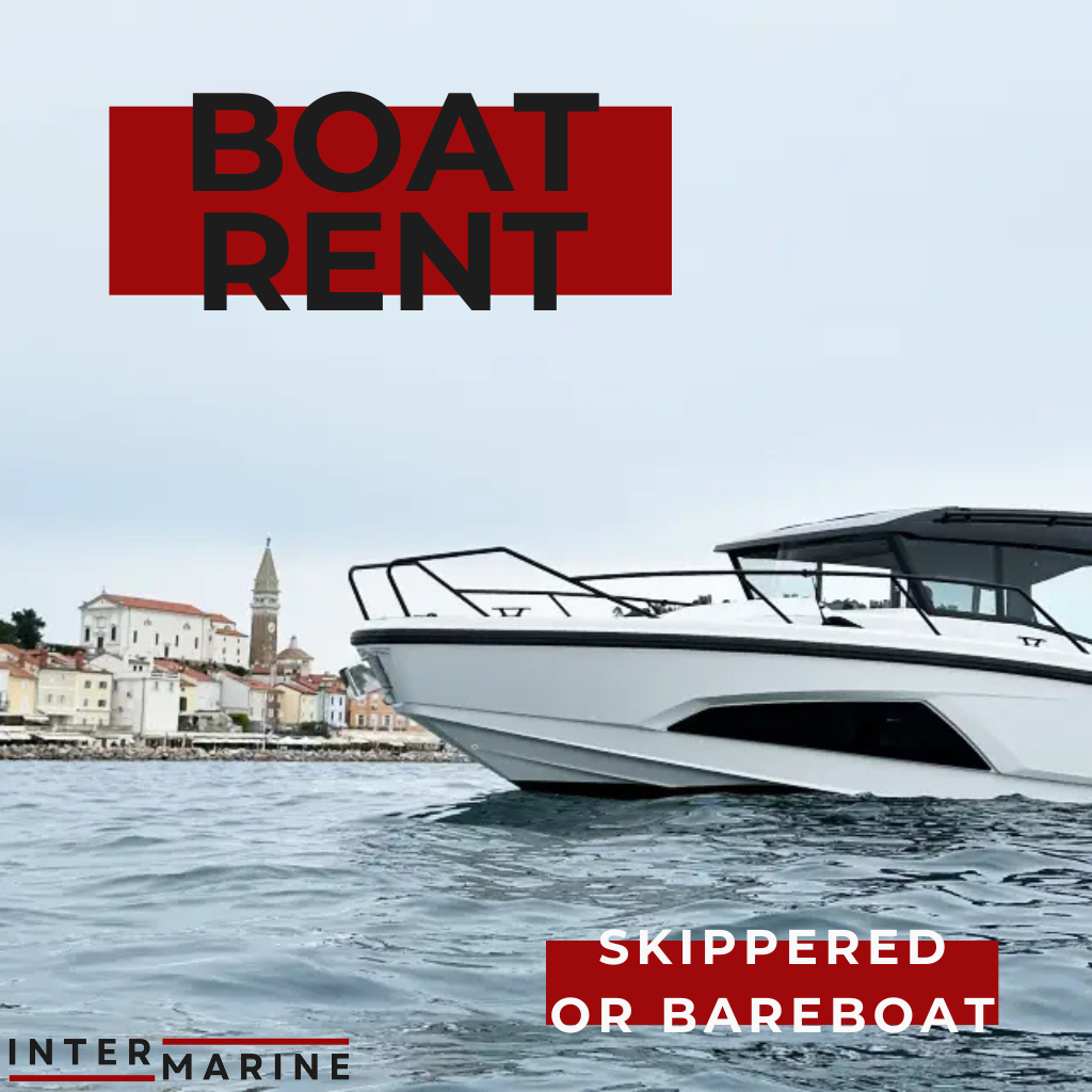 Intermarine - Prodaja in najem plovil Facebook ad: Motor boat rental in Portoroz