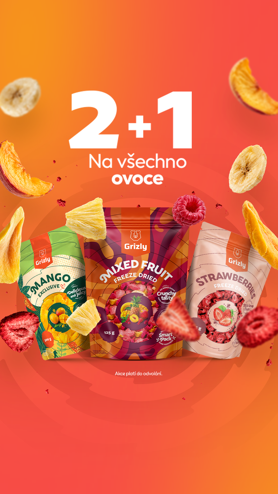 GRIZLY.cz Facebook ad: Akce 2+1 zdarma