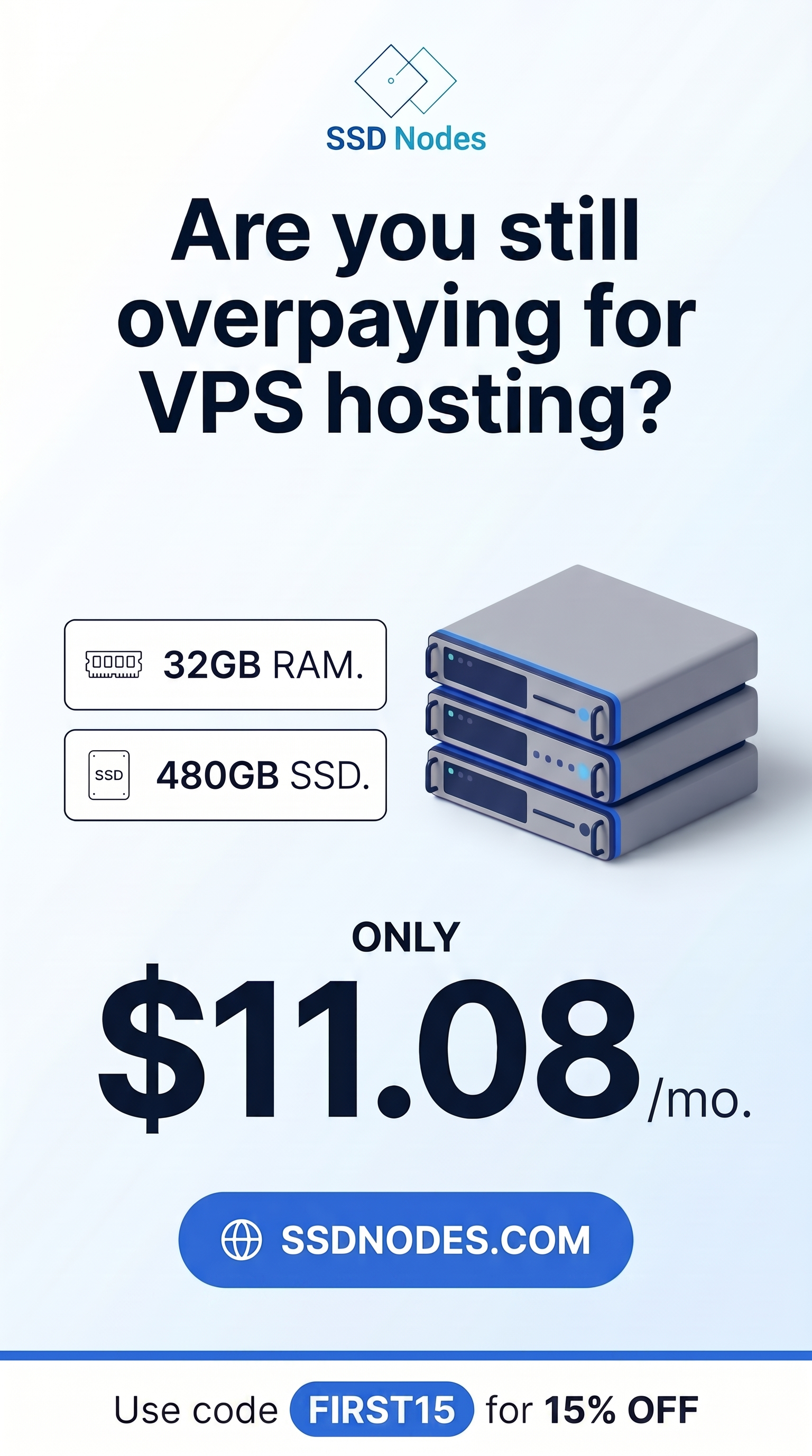 SSD Nodes Facebook ad