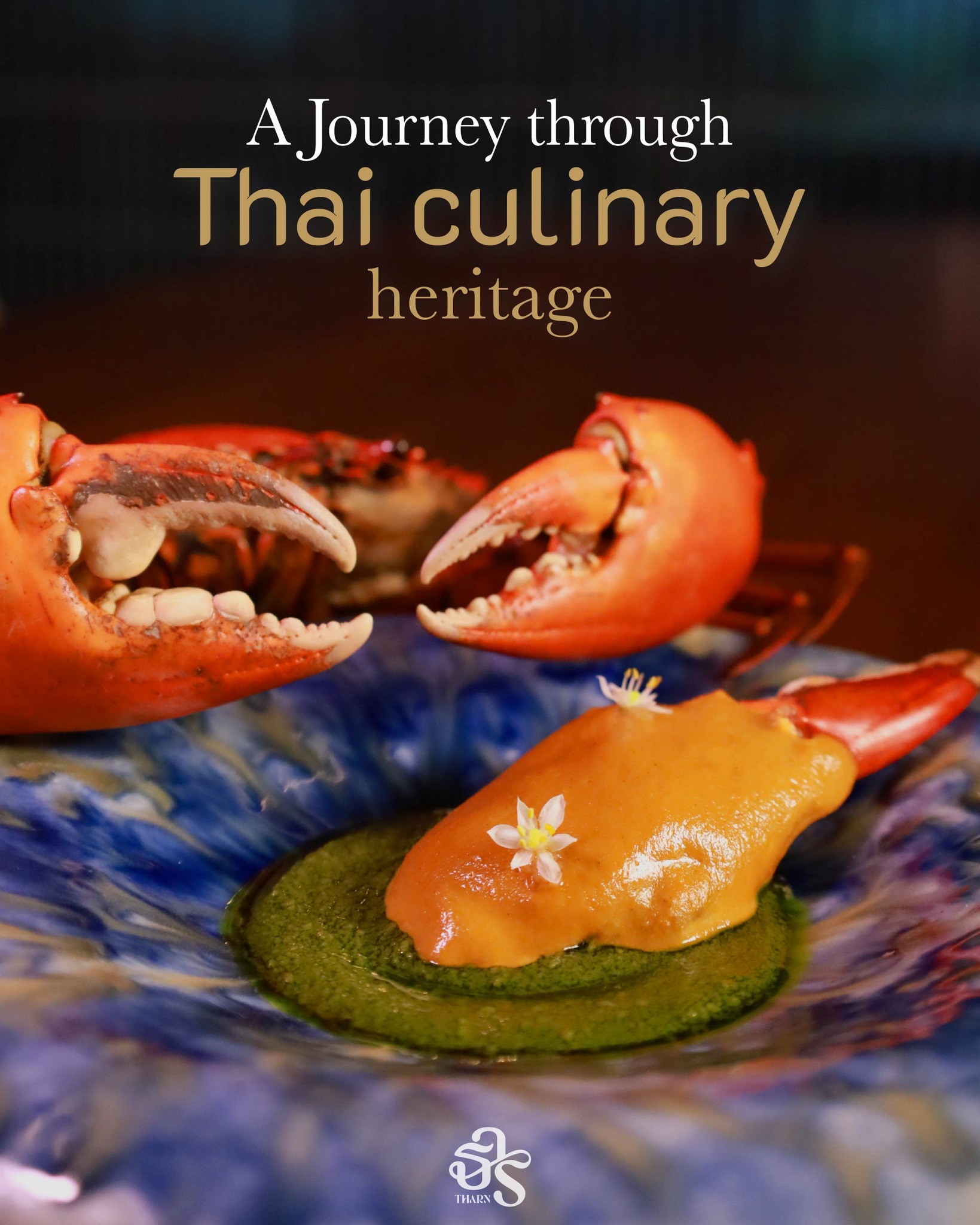 THARN - ธาร Authentic Thai Fine Dining Facebook ad: THARN Authentic Thai Fine Dining presents a 15-course…