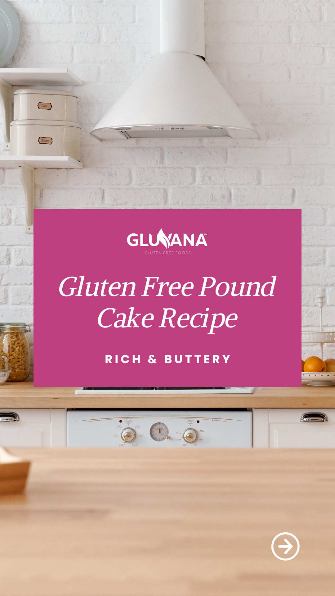 Gluvana Gluten-Free Foods Facebook ad from Nov 13, 2025