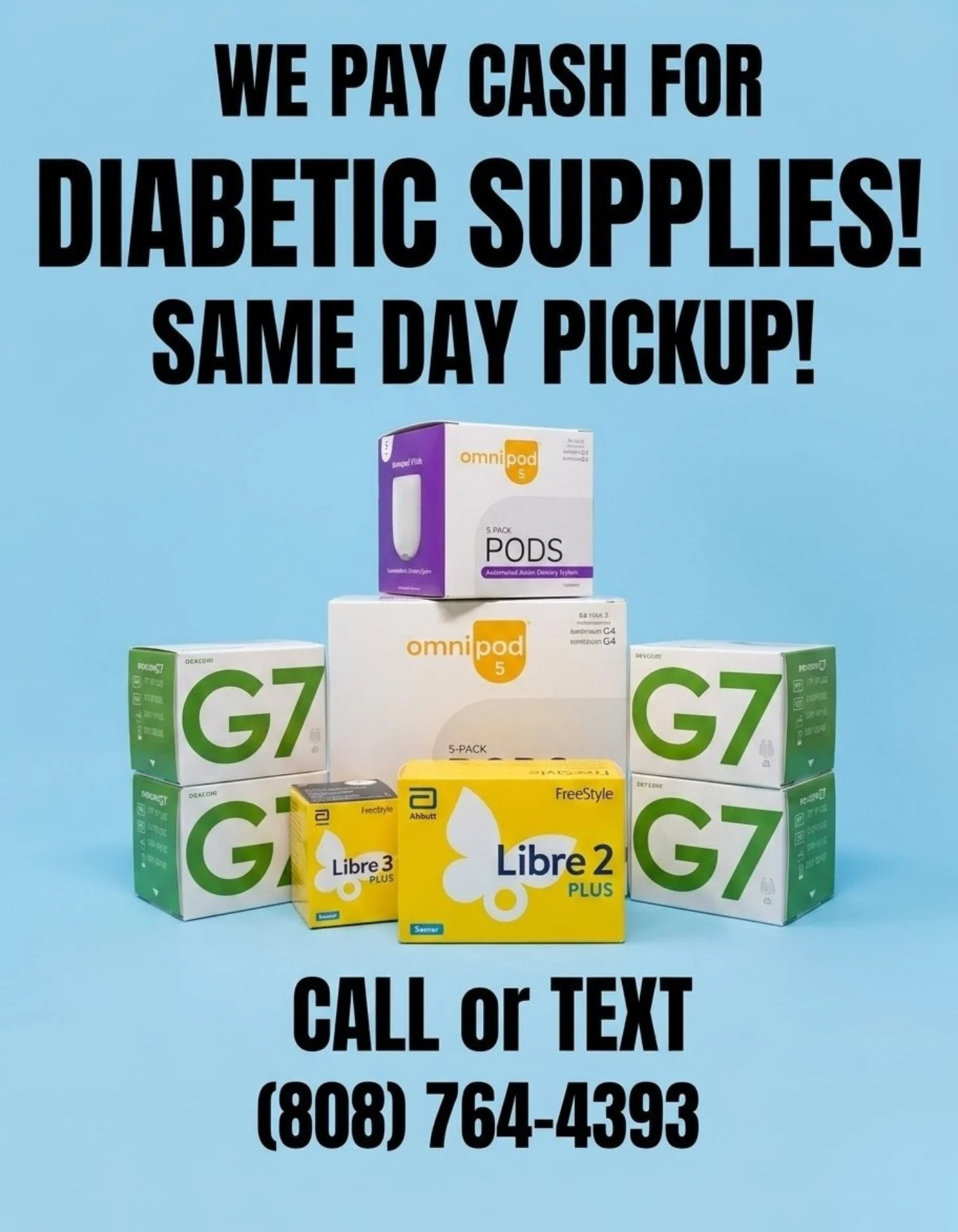 Med Surplus Recovery Facebook ad: Do you have extra test strips, sensors or…