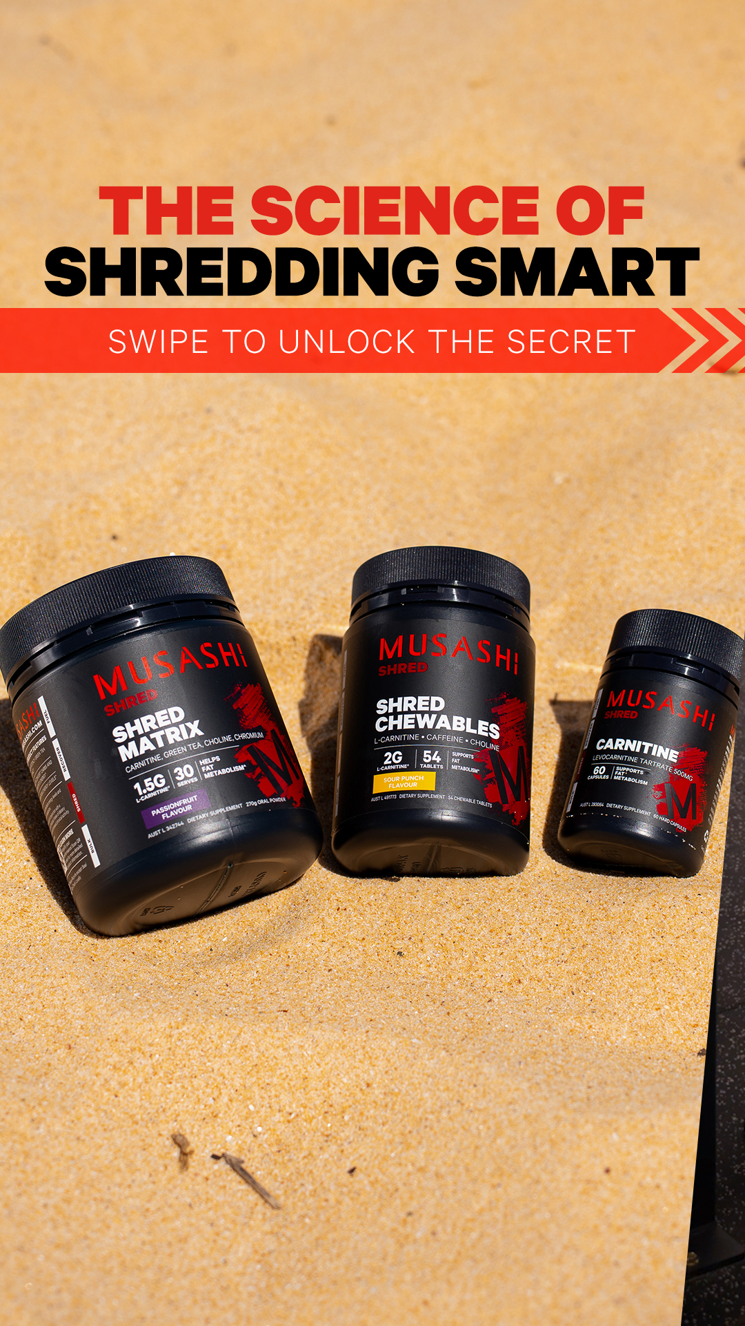 Musashi Nutrition Facebook ad