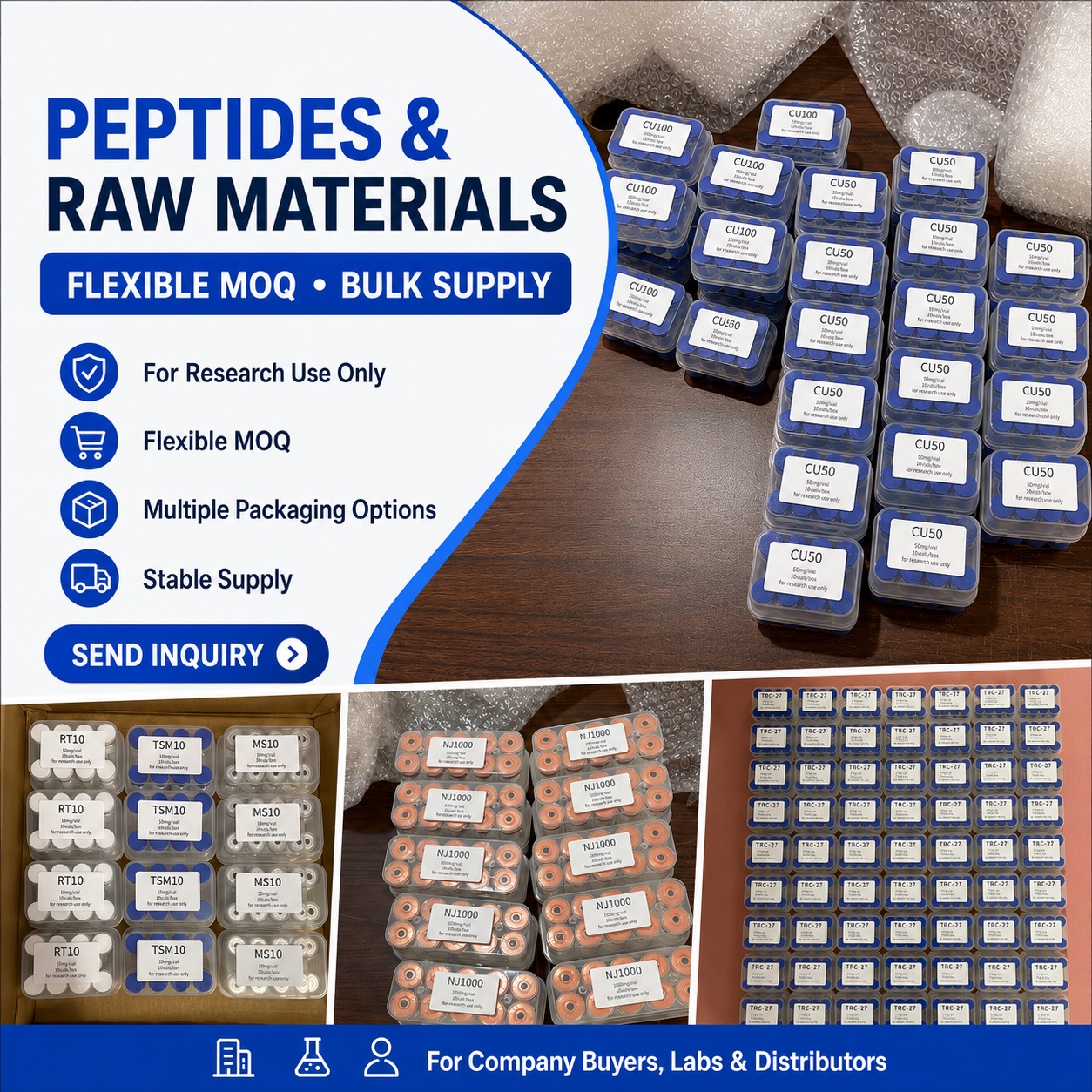tomrong342 Facebook ad: Peptides & Raw Materials