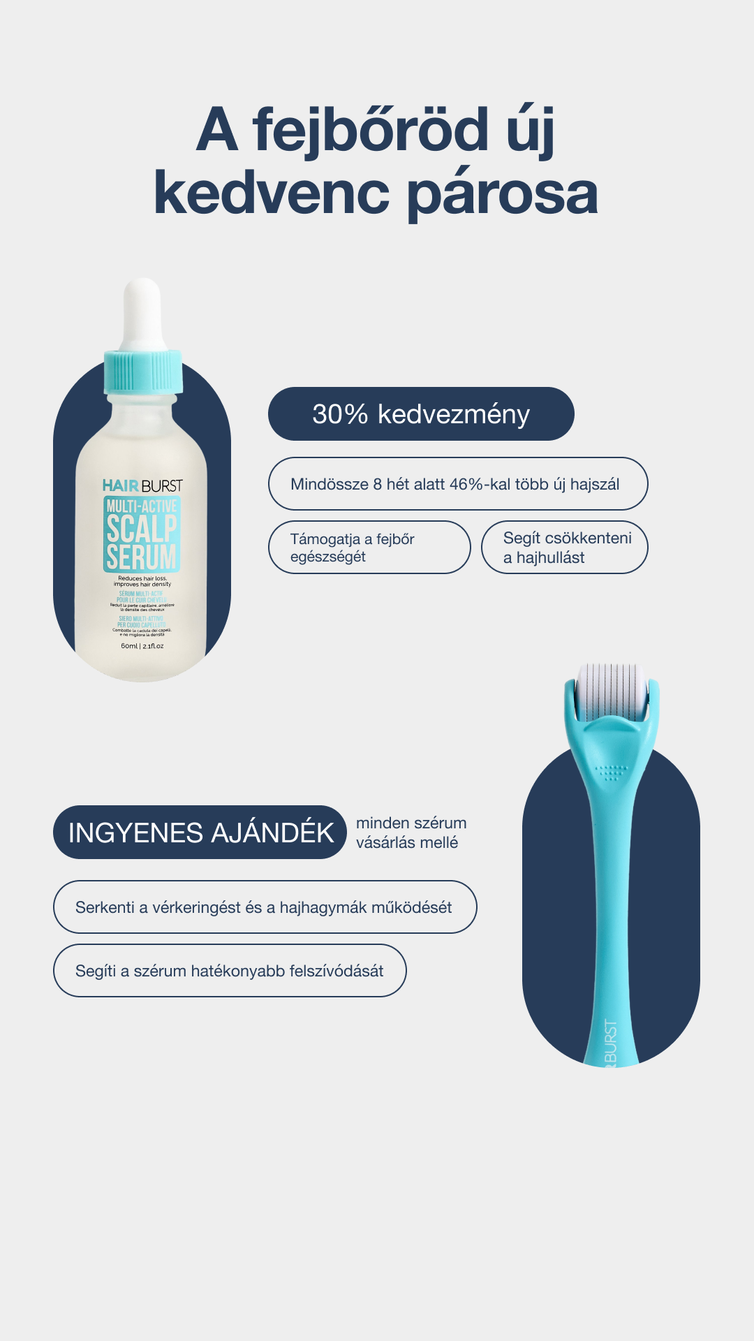 Hairburst Hungary Facebook ad