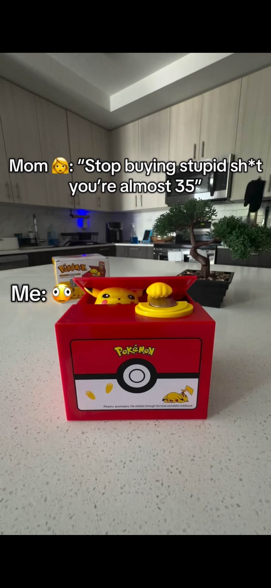 Barang Trending Viral Facebook ad: Pikachu Coin Piggy Bank Money Saving Box Coin Box With…