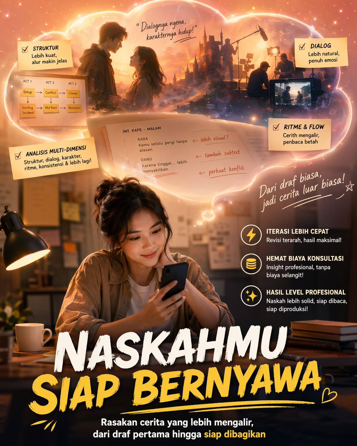 Terabox-Tech Facebook ad: Naskahmu Siap Bernyawa