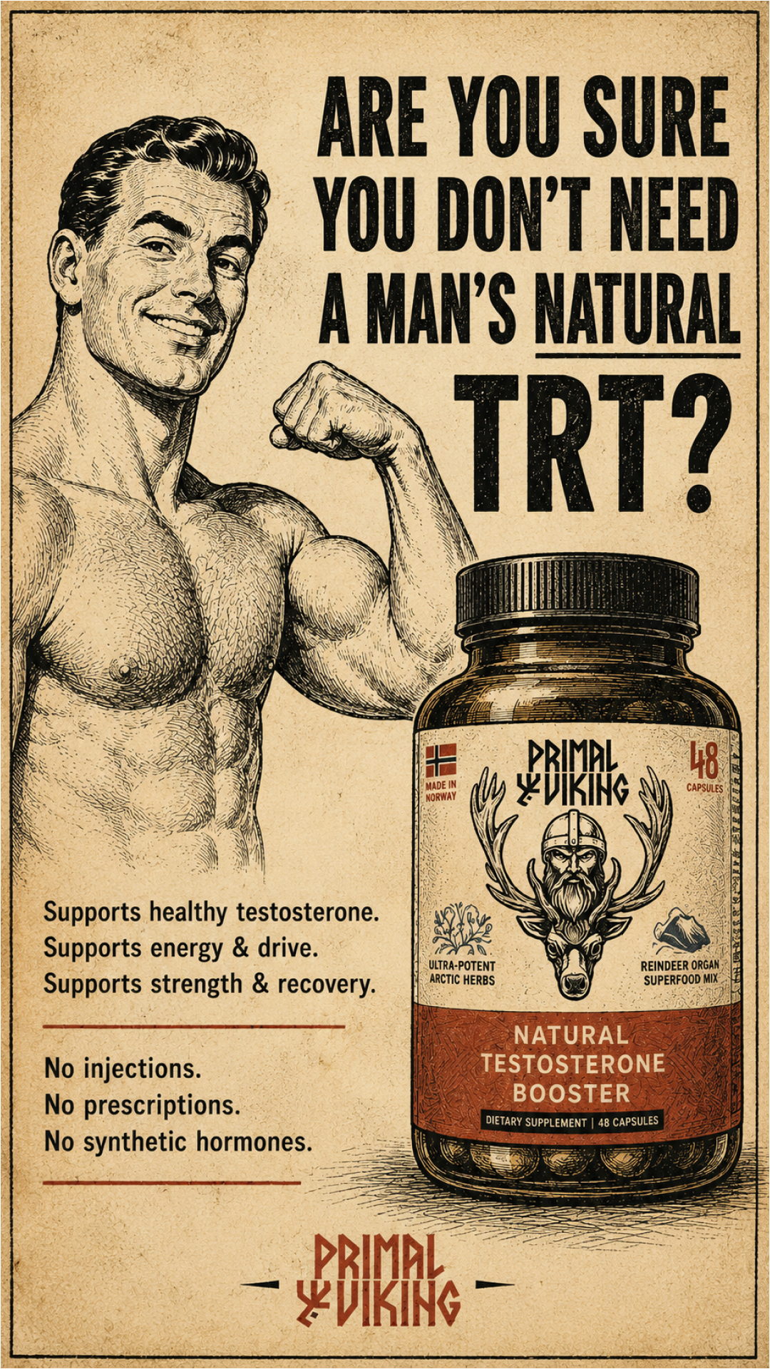 Primal Viking Facebook ad
