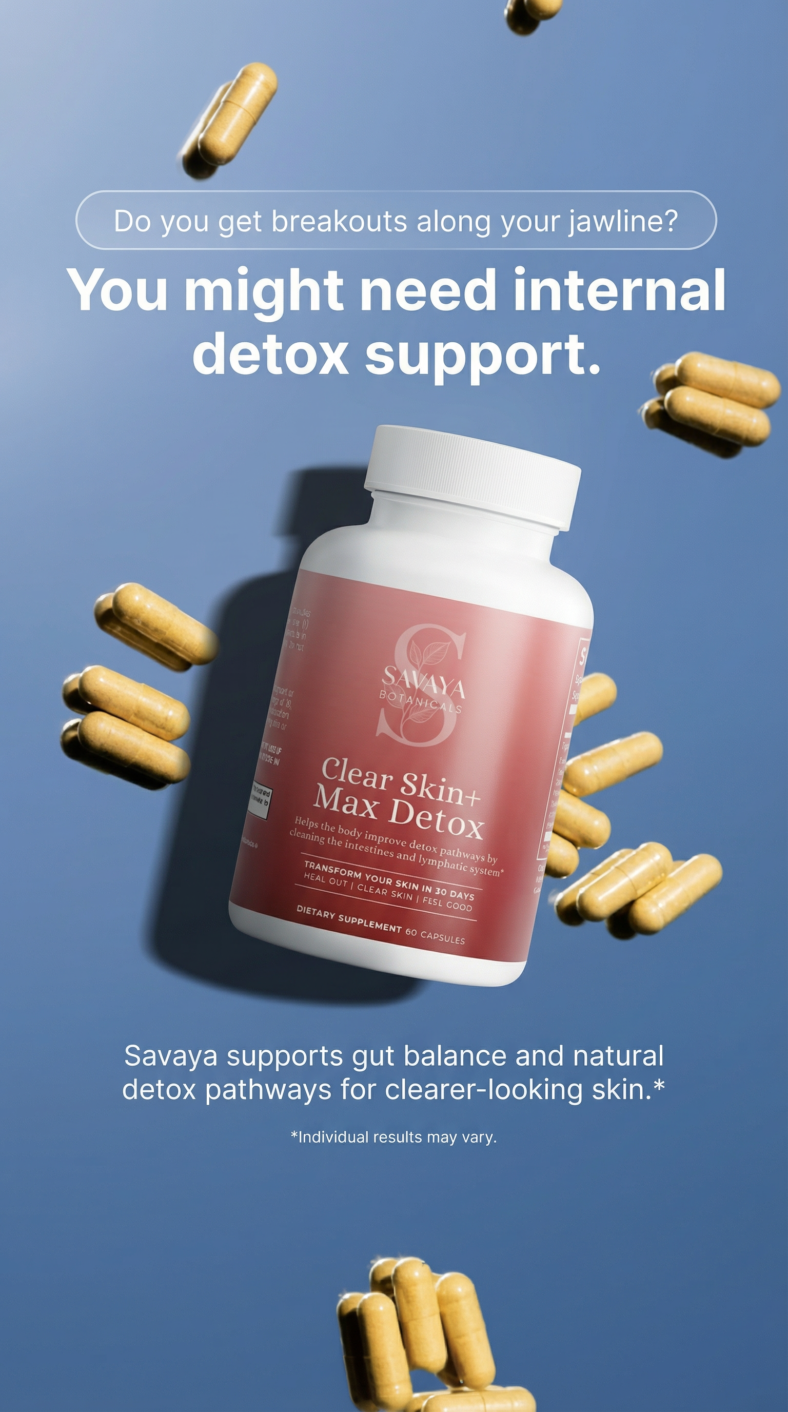 Savaya Botanicals Facebook ad