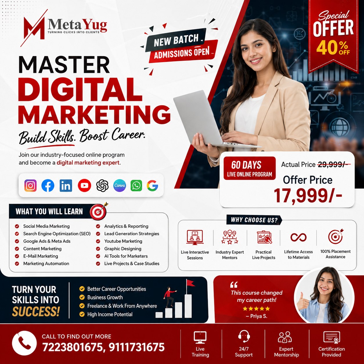 MetaYug Facebook ad