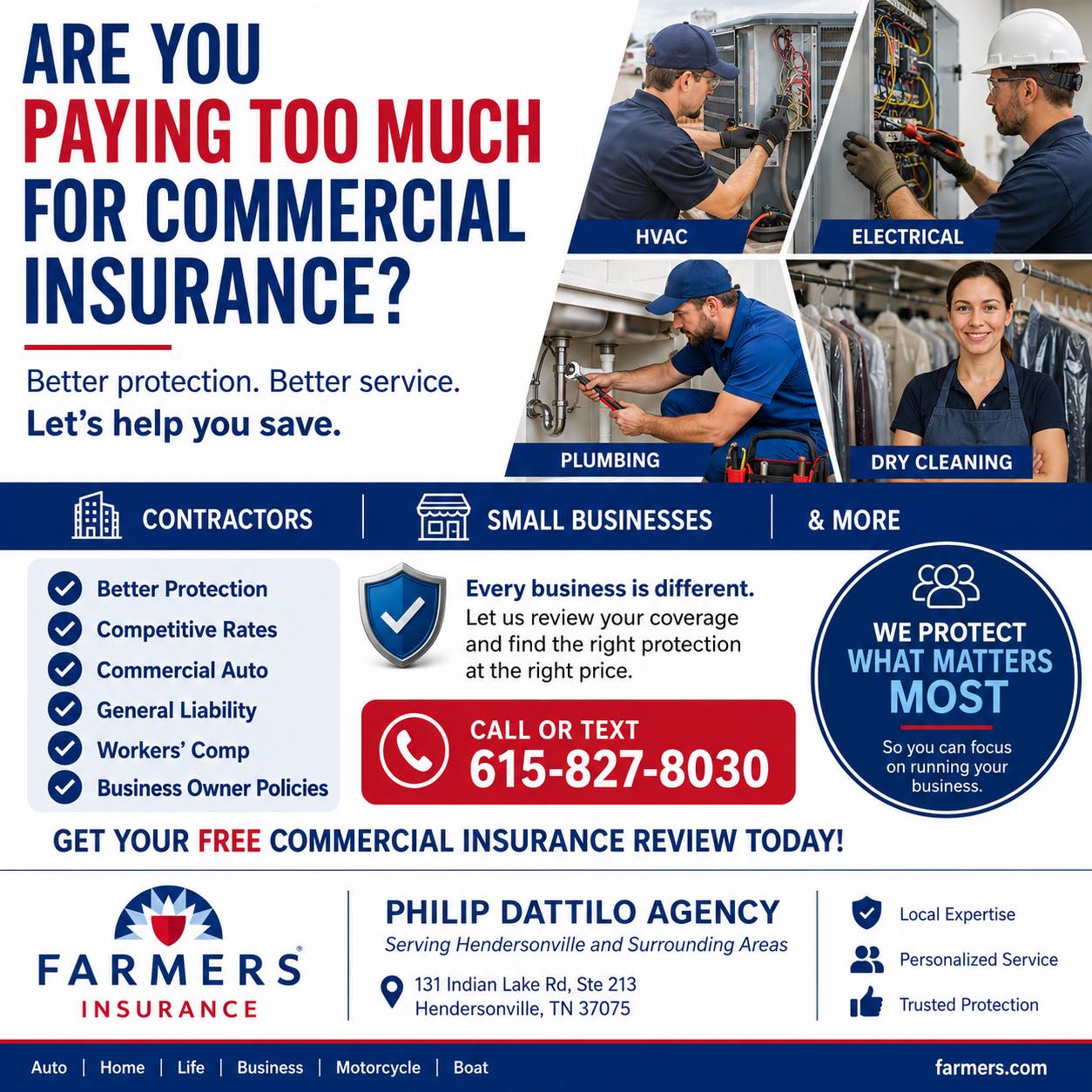 Farmers Insurance Philip Dattilo Agency Facebook ad