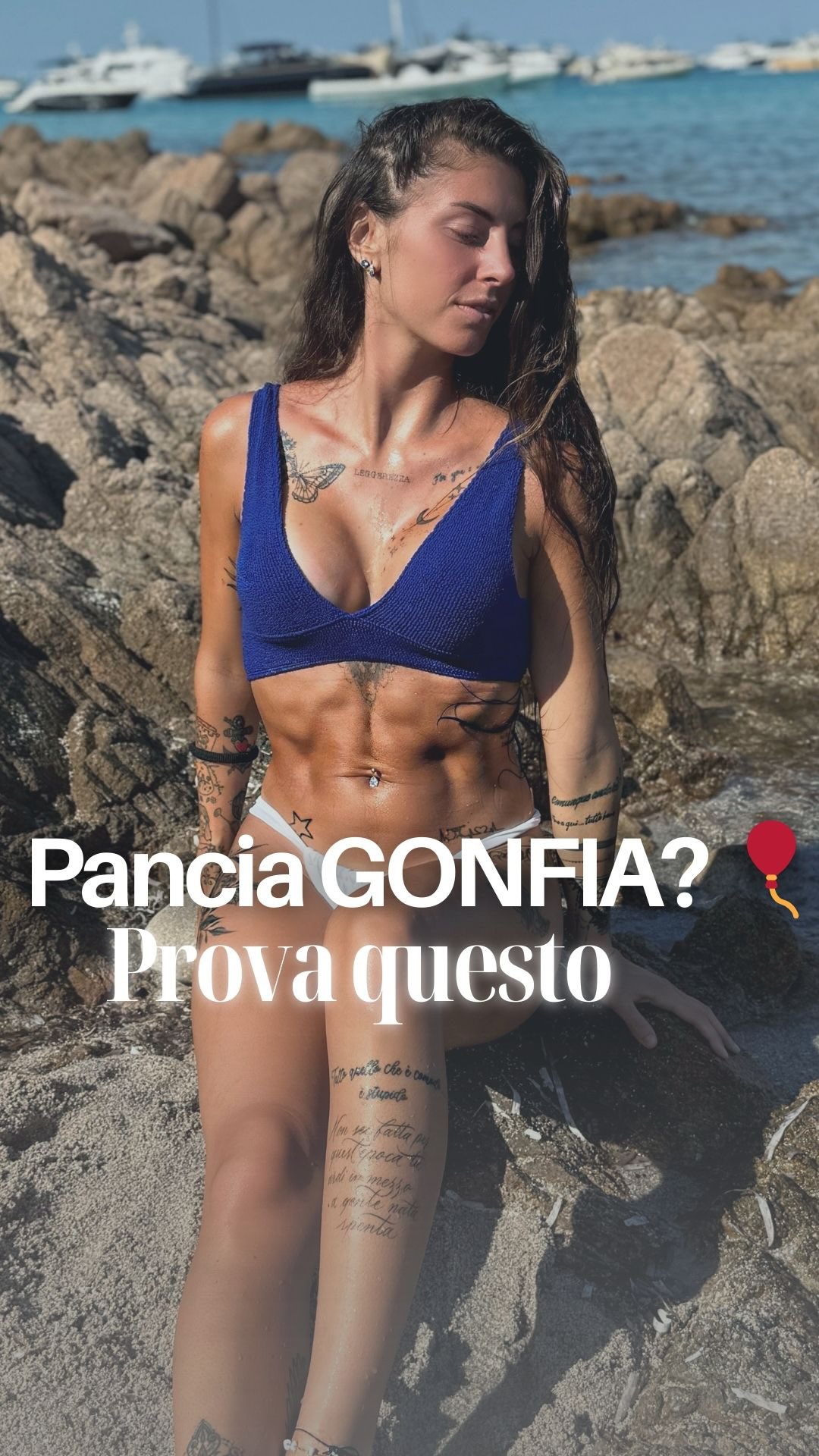 Chiara Fazzini Personal Trainer Facebook ad: Pancia sempre gonfia anche se ti alleni?