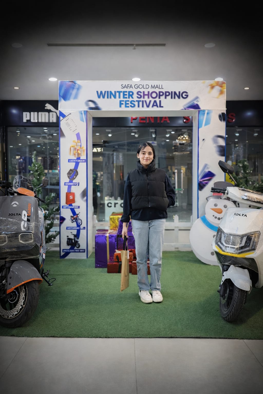 SAFA GOLD MALL Facebook ad: Lucky Draw Winner!