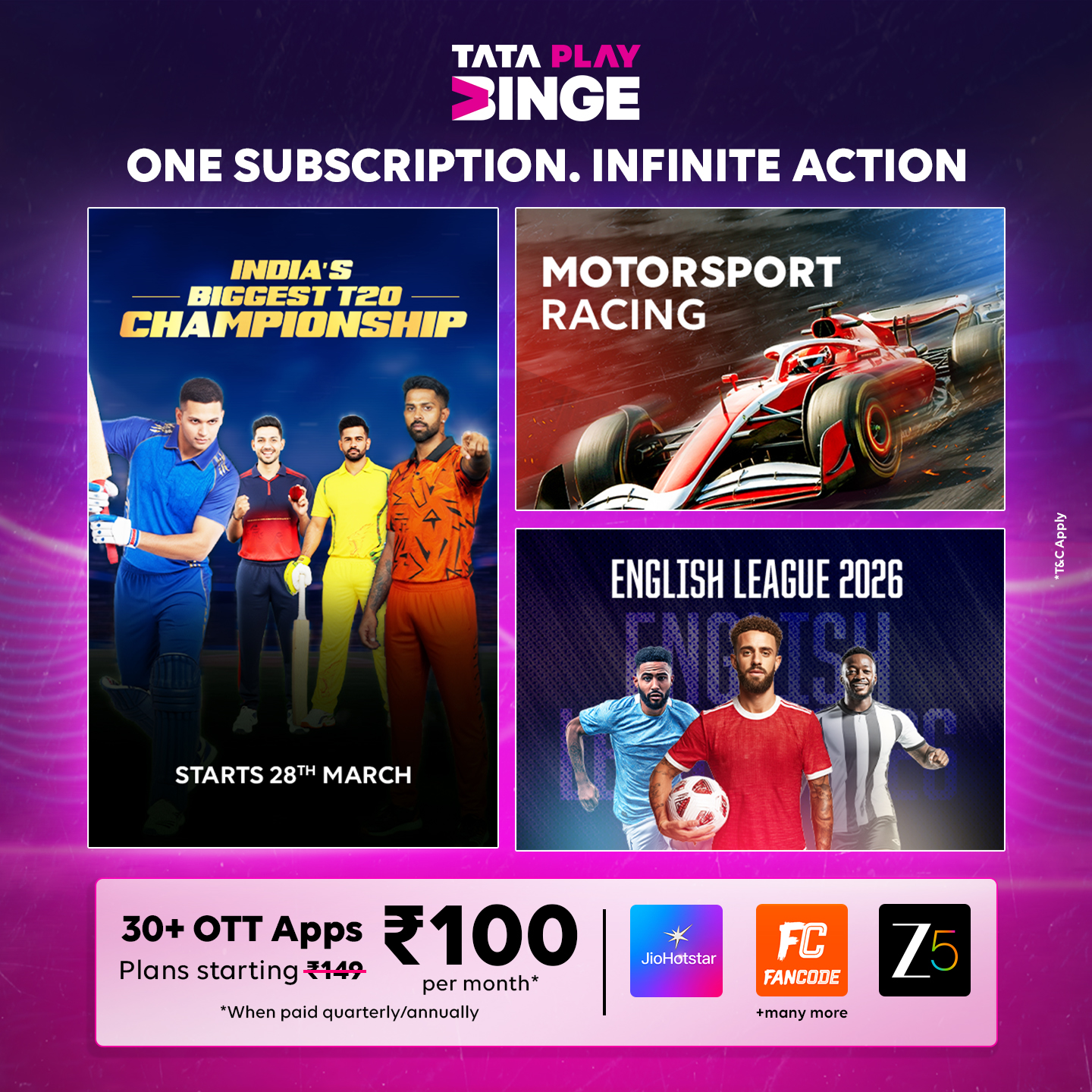 Tata Play Binge Facebook ad