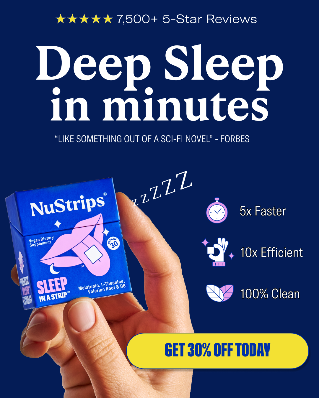 NuStrips Facebook ad
