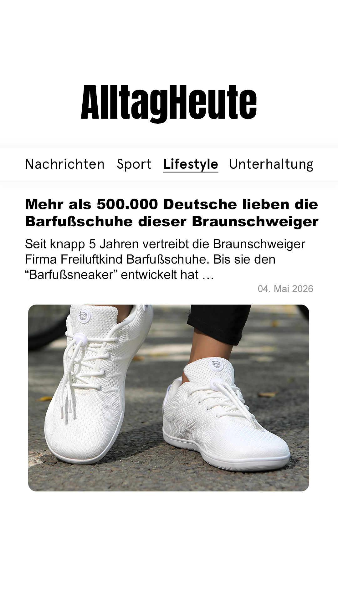 Freiluftkind Facebook ad