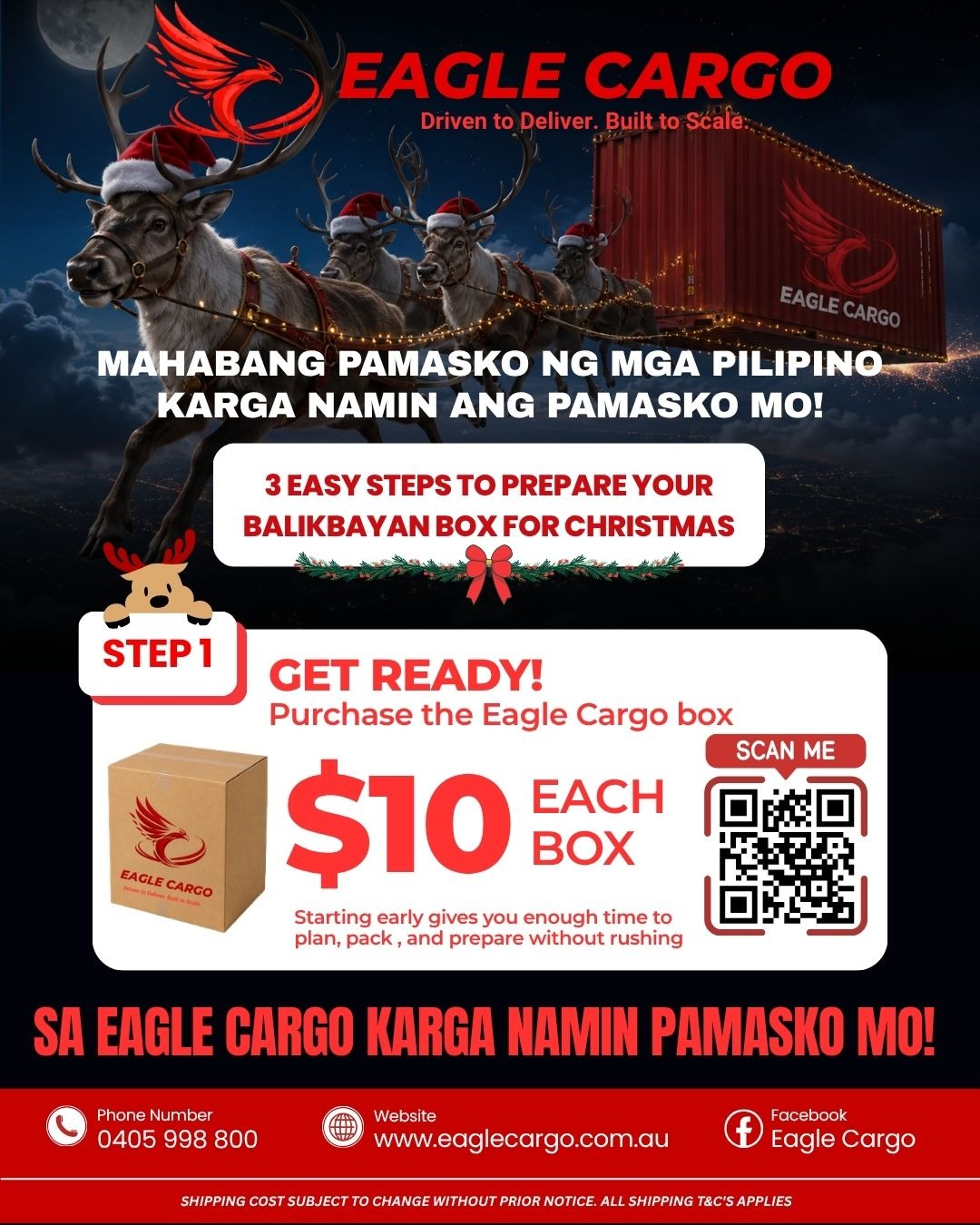 Eagle Cargo Facebook ad