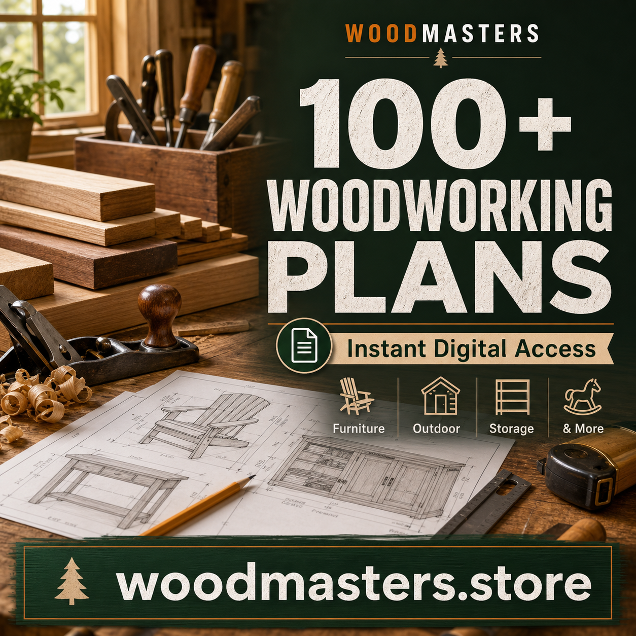 Woodmaster Facebook ad from Jul 11, 2026
