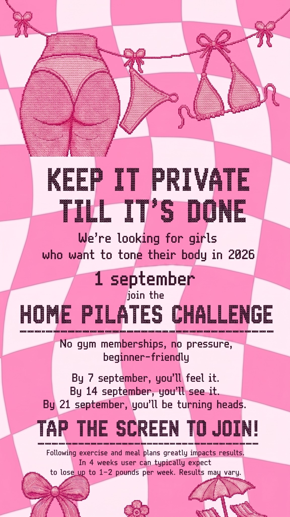 28 Day Challenge Facebook ad