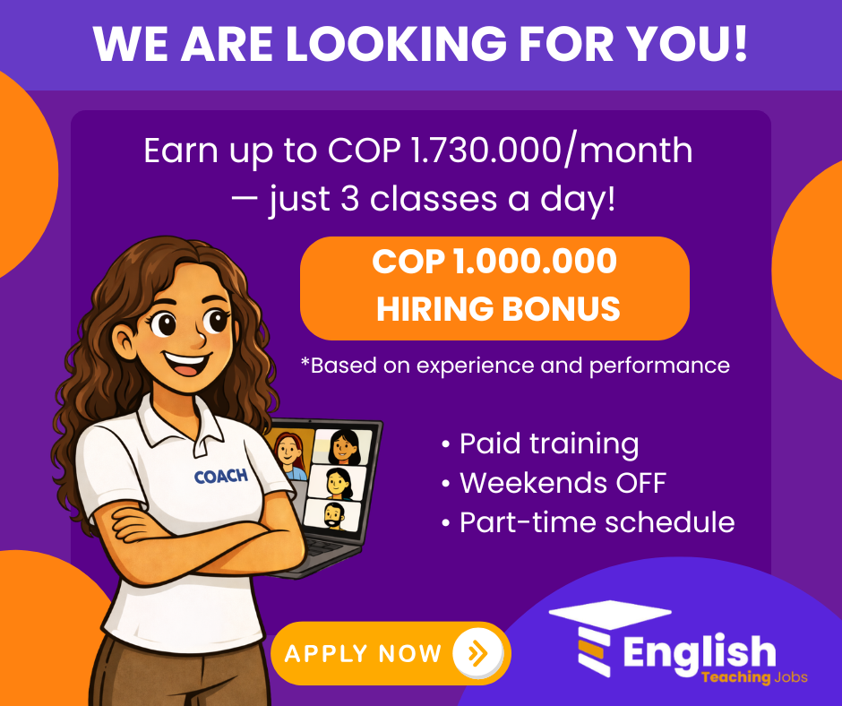 English Teaching Jobs Facebook ad