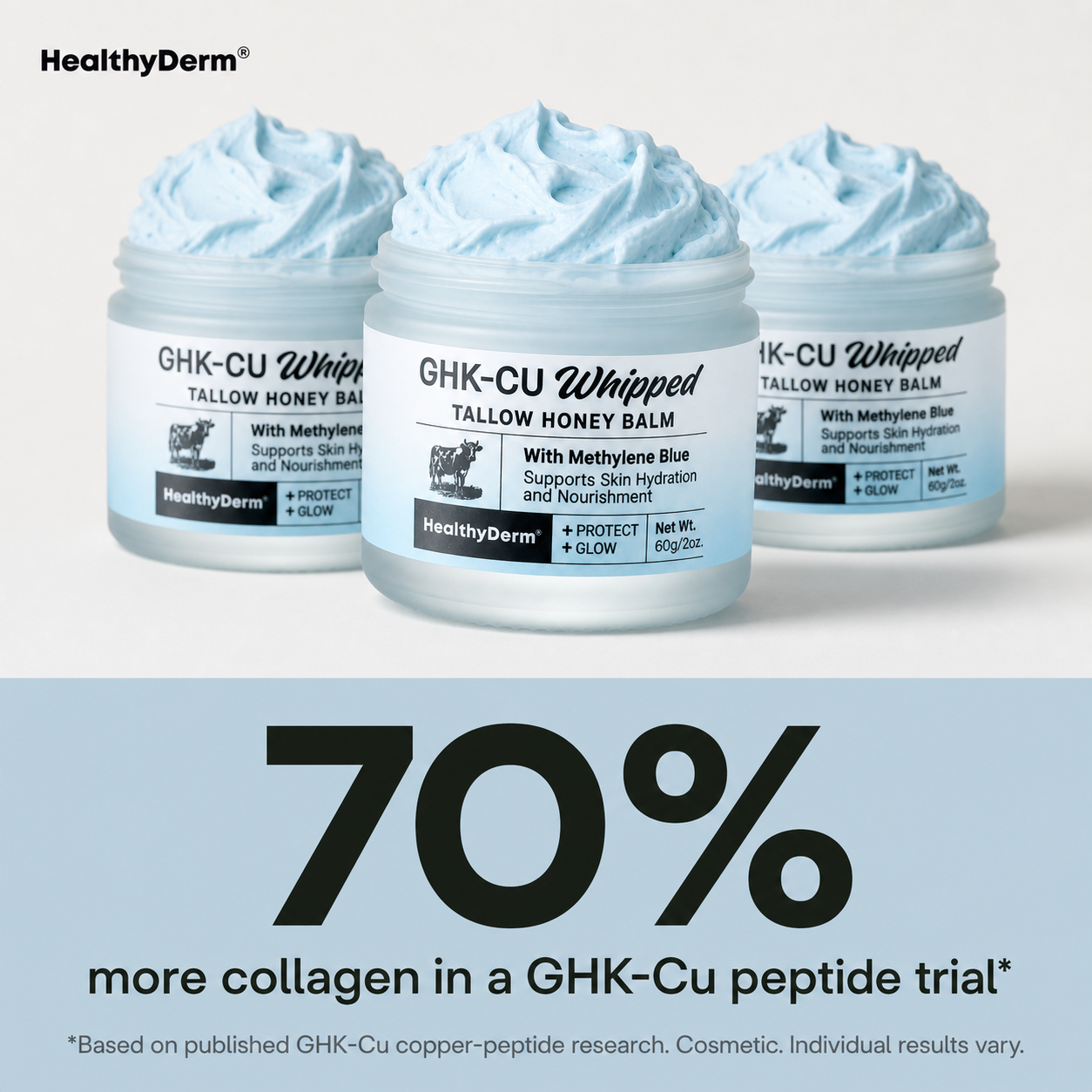 HealthyDerm Skincare Facebook ad
