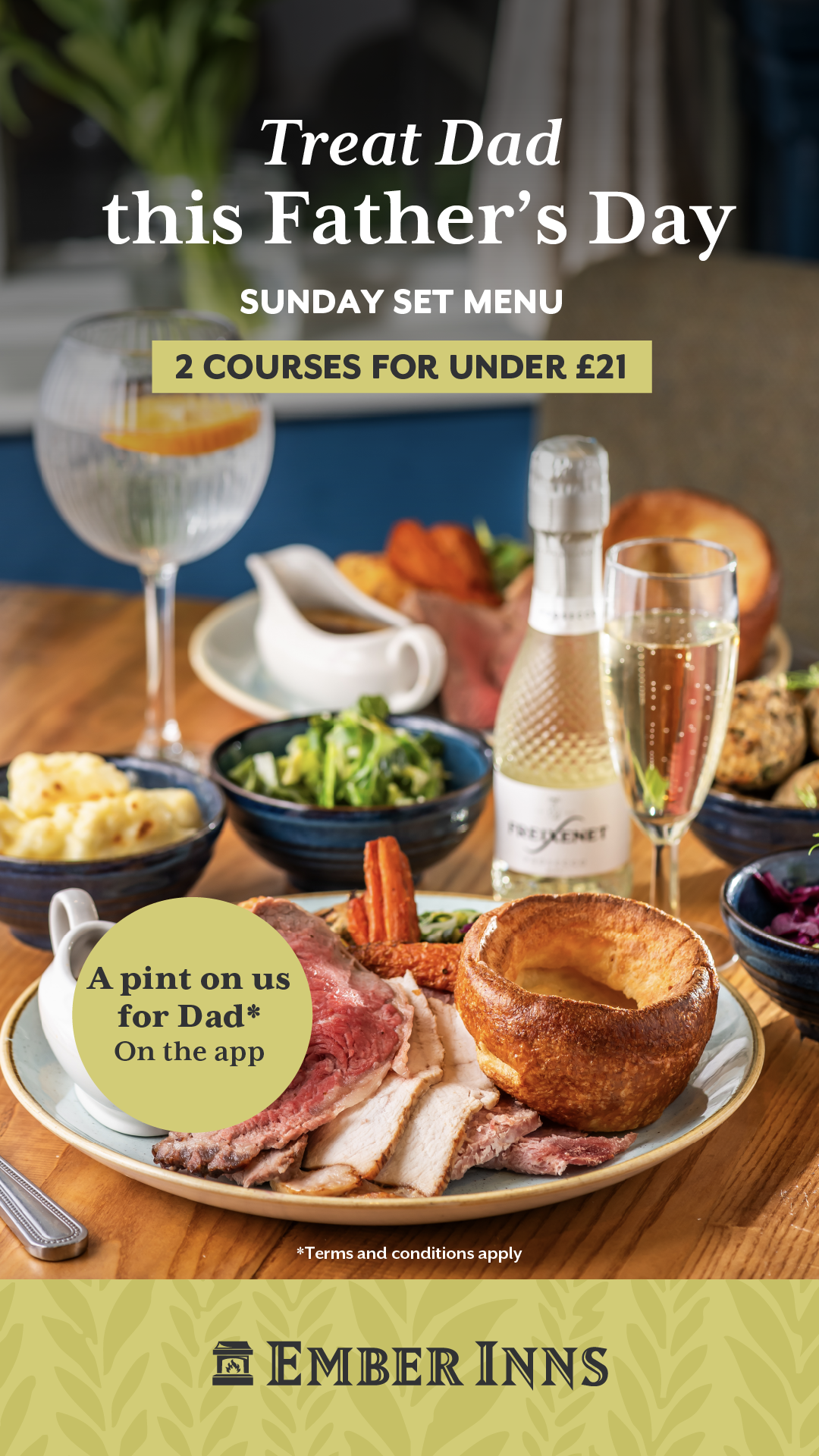 Ember Inns Facebook ad