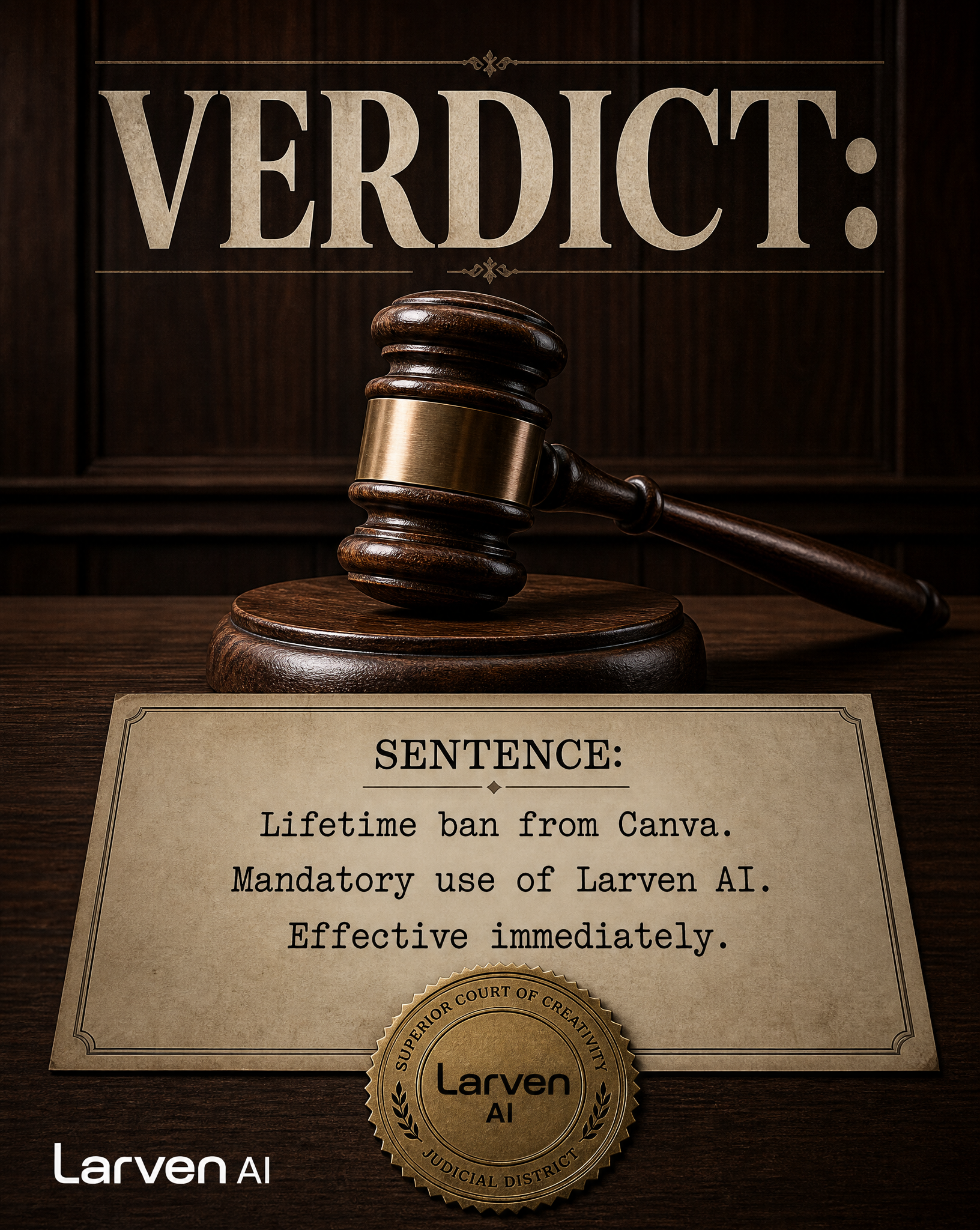 Larven AI Facebook ad