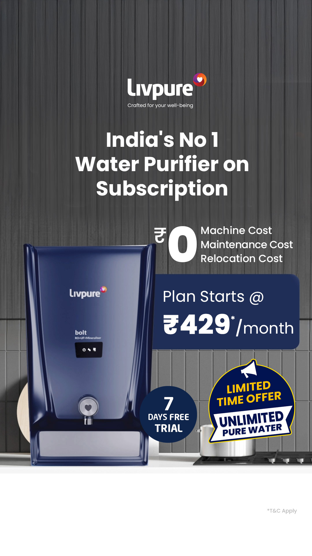 Livpure India Facebook ad