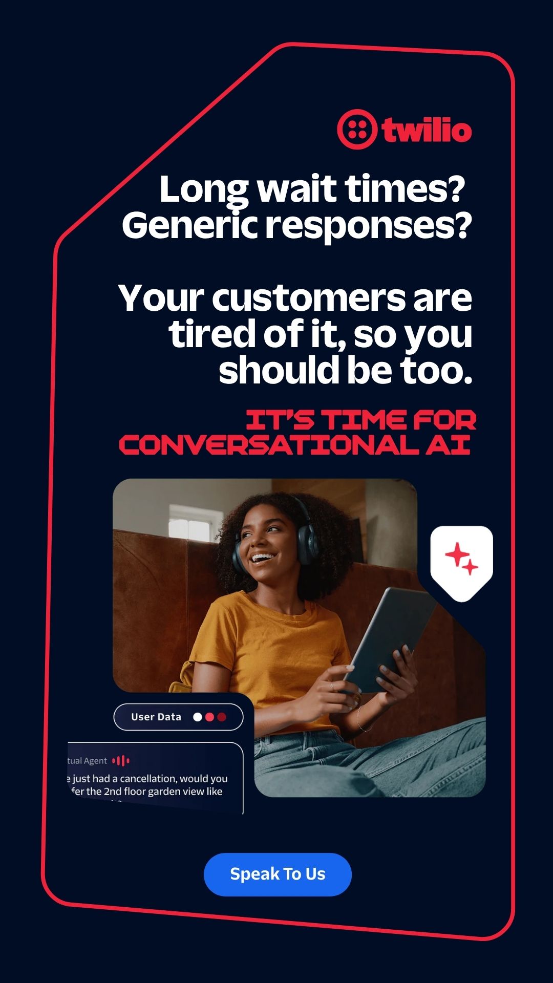 Twilio Facebook ad
