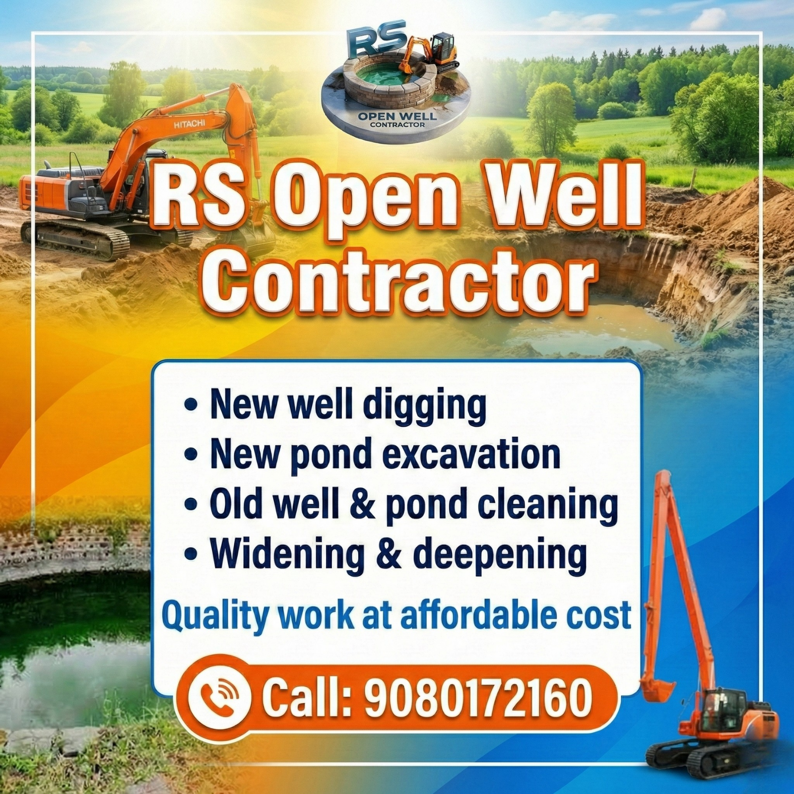 RS Open Well Contractor Facebook ad: We build quality wells!