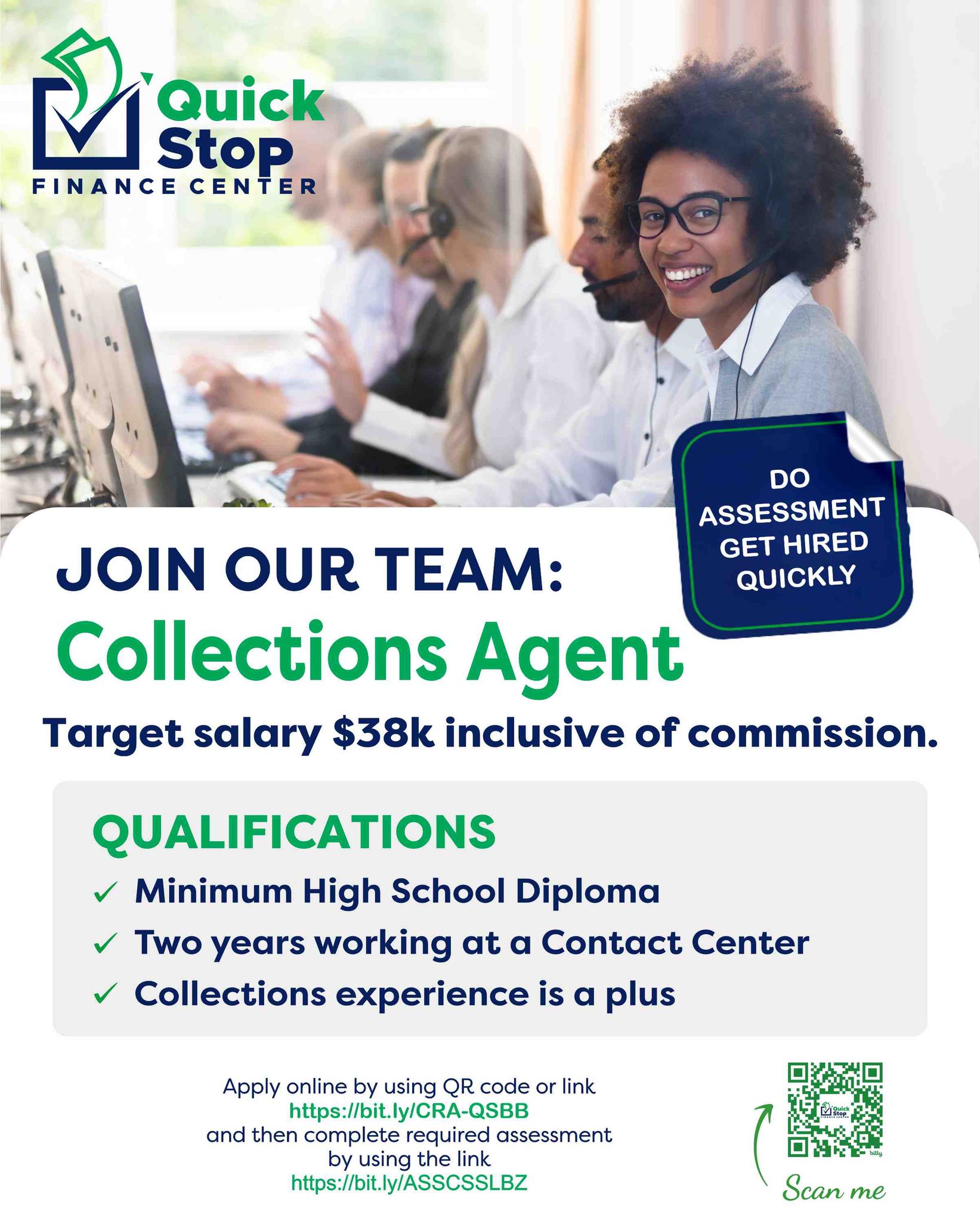 Quickstop Finance Center Facebook ad