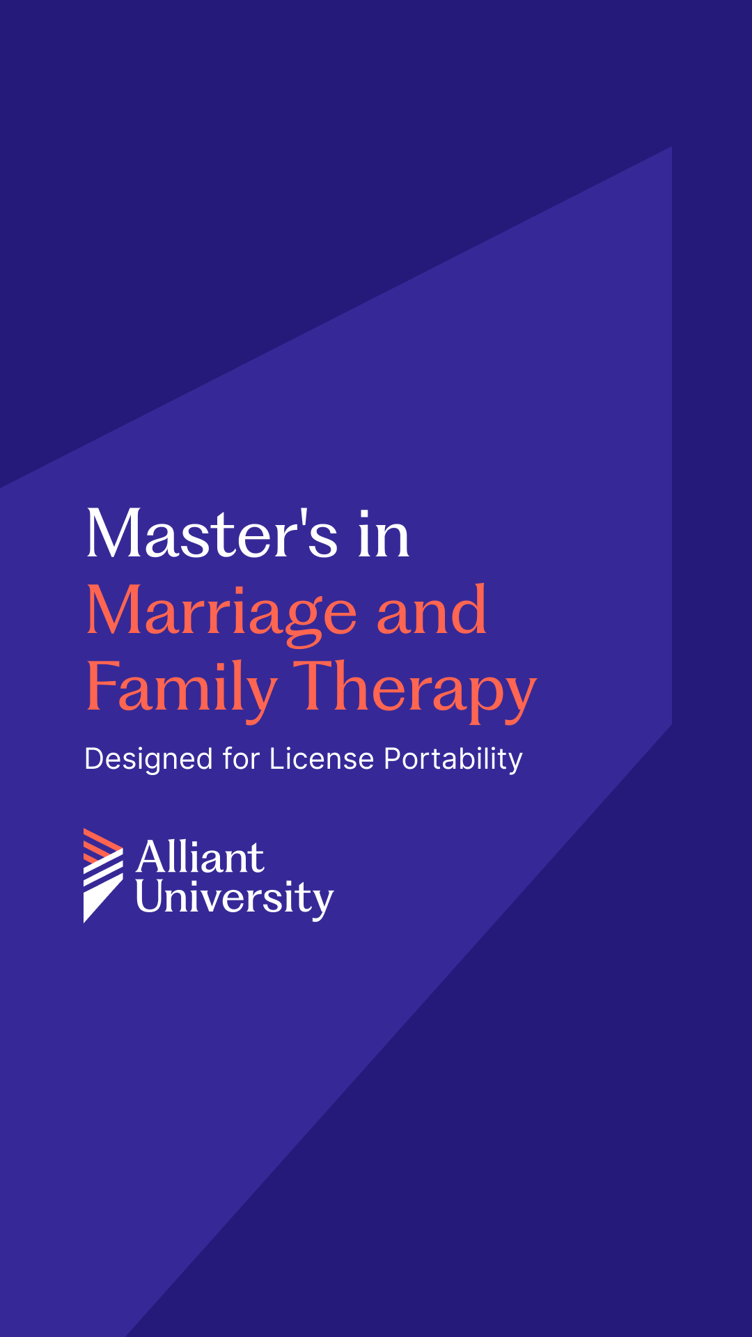 Alliant University Facebook ad